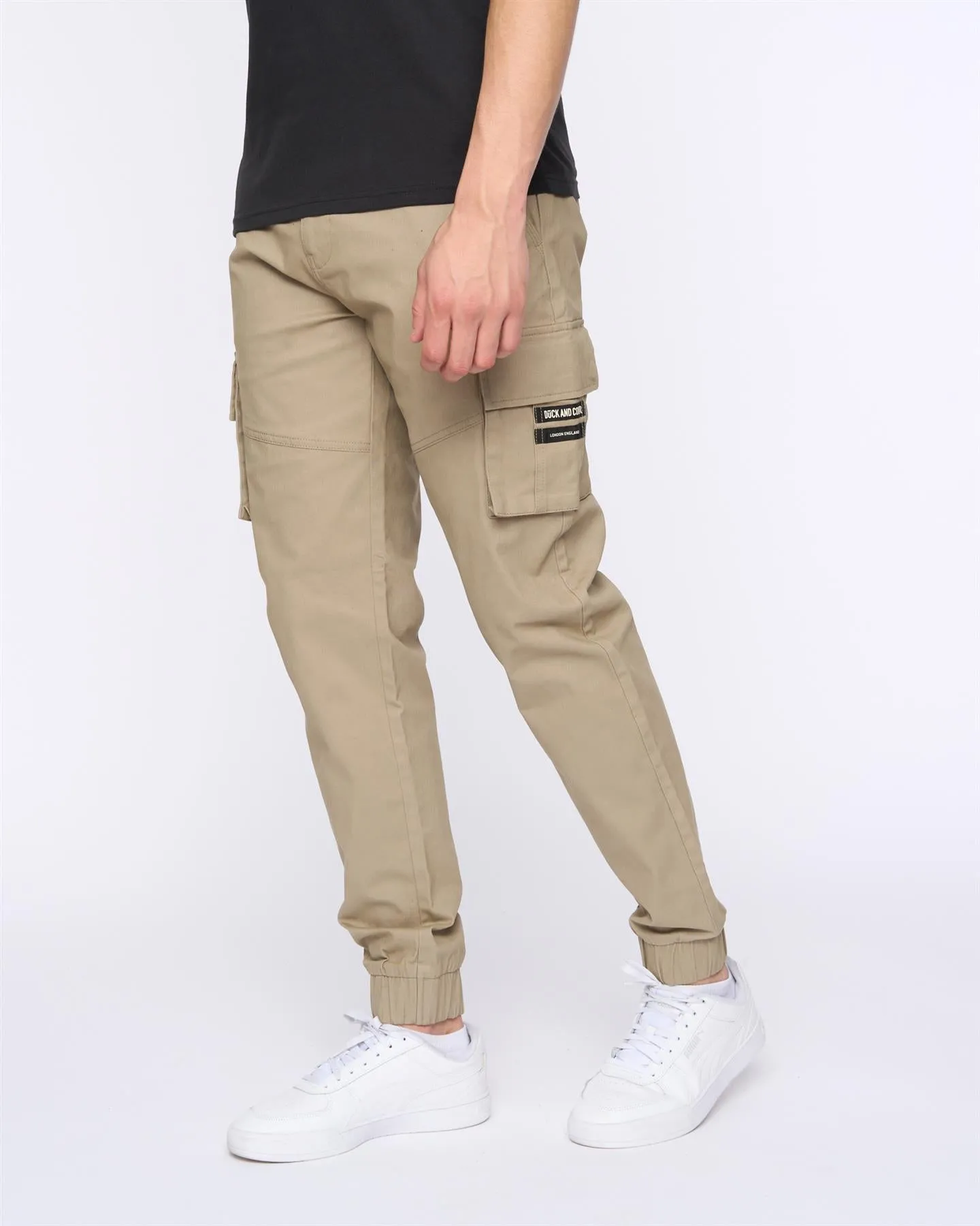 Mens Chemmer Woven Jog Pants Stone sold by Brand Corner product image thumbnail 3