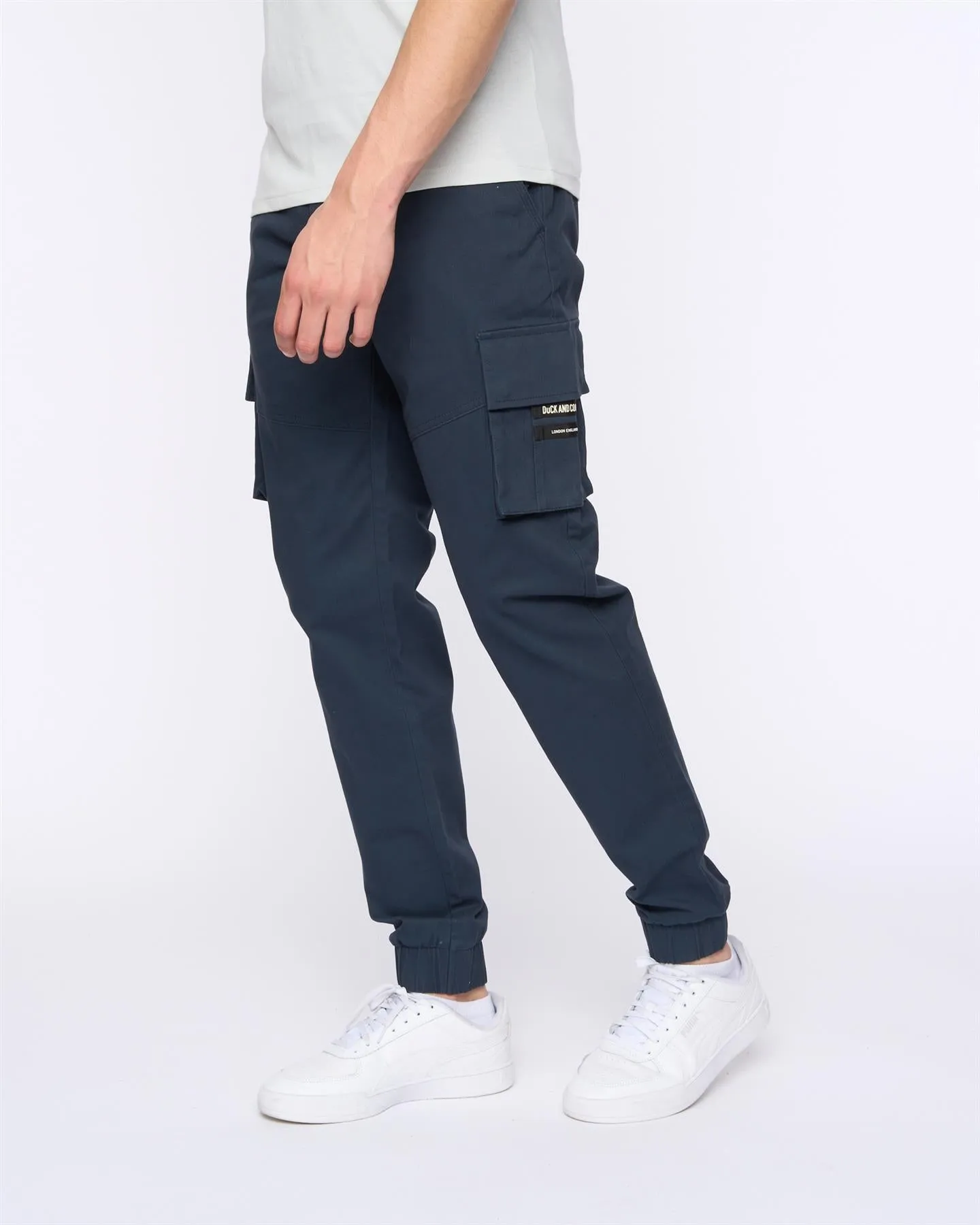 Mens Chemmer Woven Jog Pants Navy sold by Brand Corner product image thumbnail 3