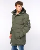 Mens Milwaka Long Jacket Olive sold by Brand Corner