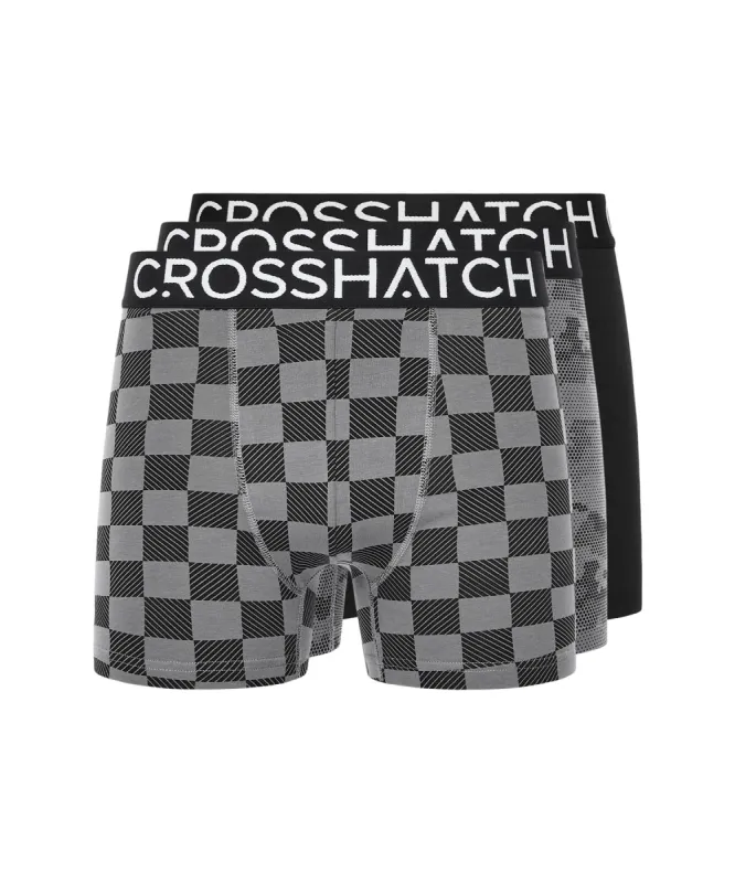 Mens Bresler Boxers 3pk Black sold by Brand Corner