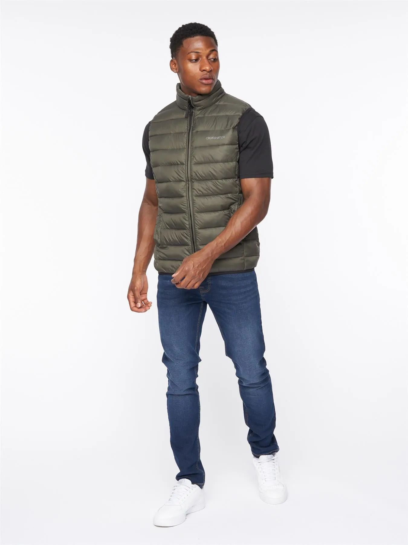 Mens Gattering Gilet Olive sold by Brand Corner product image thumbnail 5