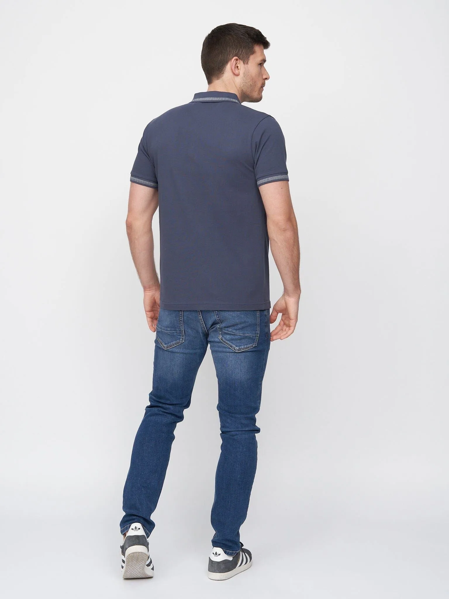Feltar Polo Mid Blue sold by Brand Corner product image thumbnail 4
