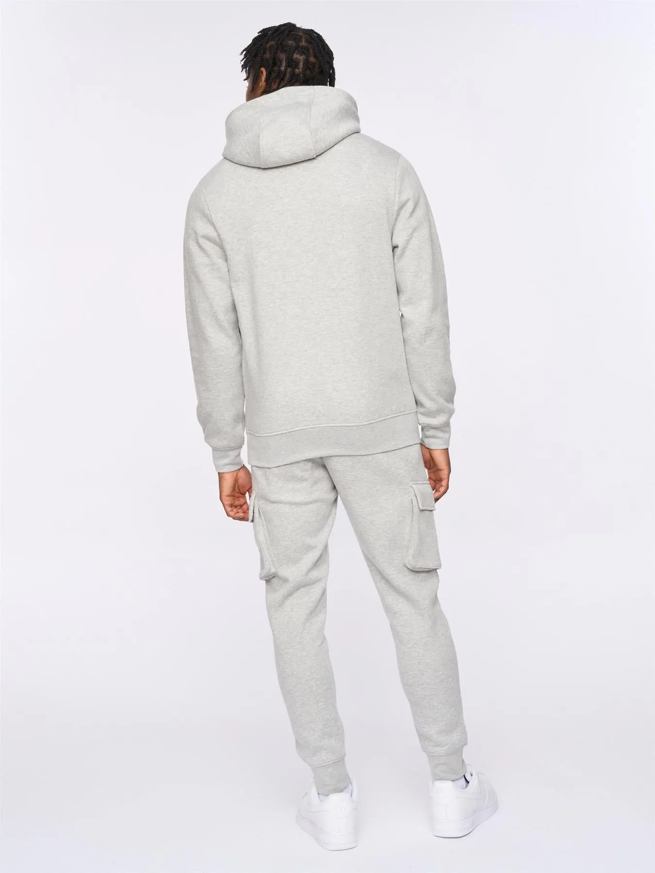 Mens Crosby 2.0 Hoodie Grey Marl sold by Brand Corner product image thumbnail 4