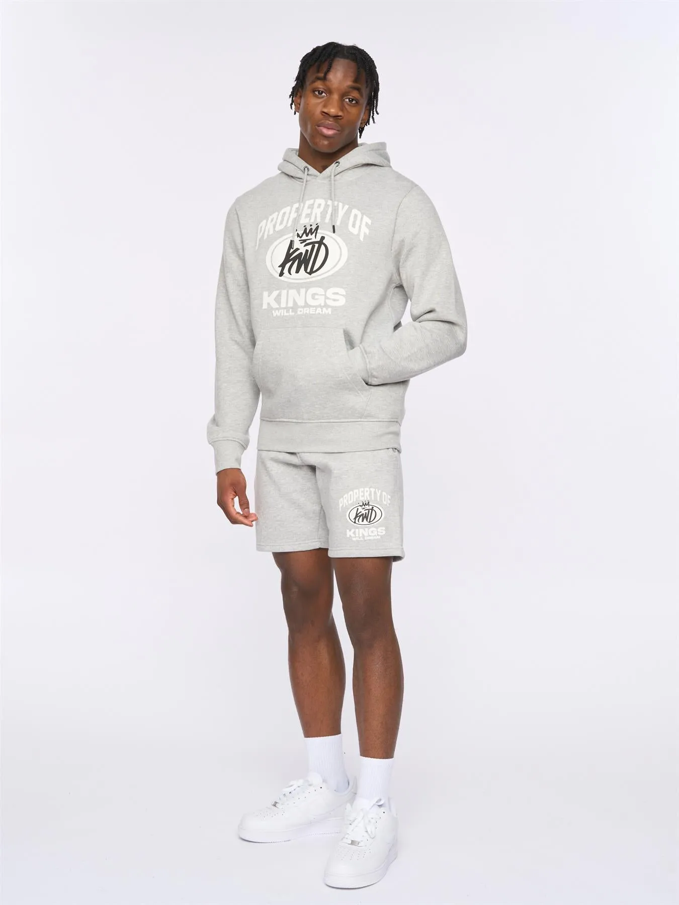 Mens Prop Jog Shorts Grey Marl sold by Brand Corner product image thumbnail 3