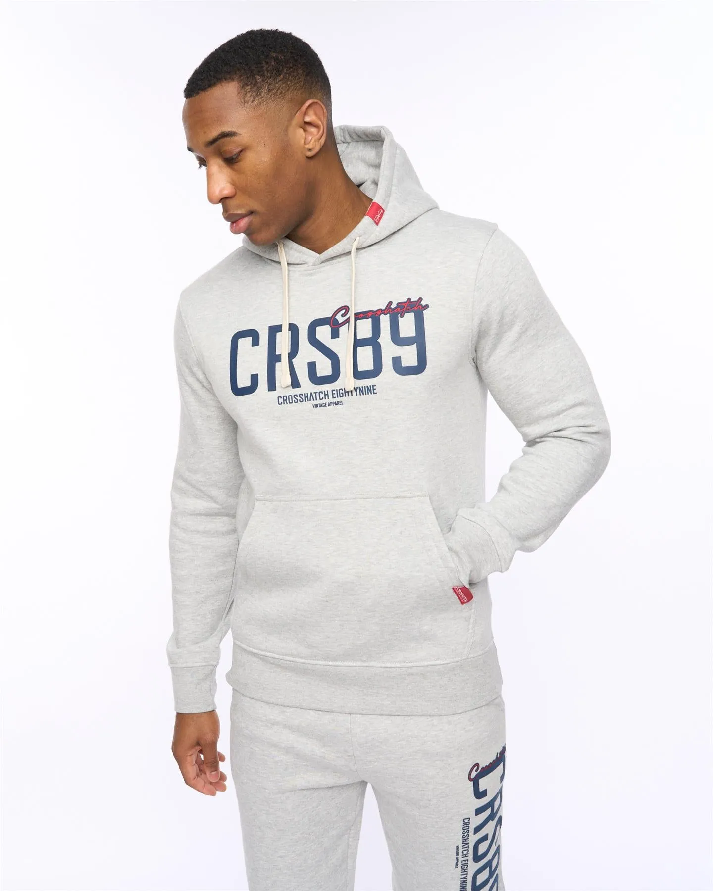 Mens Ellsworth Hoodie Grey Marl sold by Brand Corner product image thumbnail 2