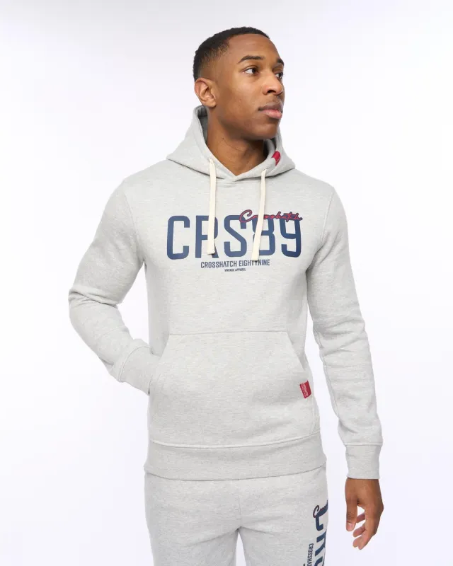 Mens Ellsworth Hoodie Grey Marl sold by Brand Corner