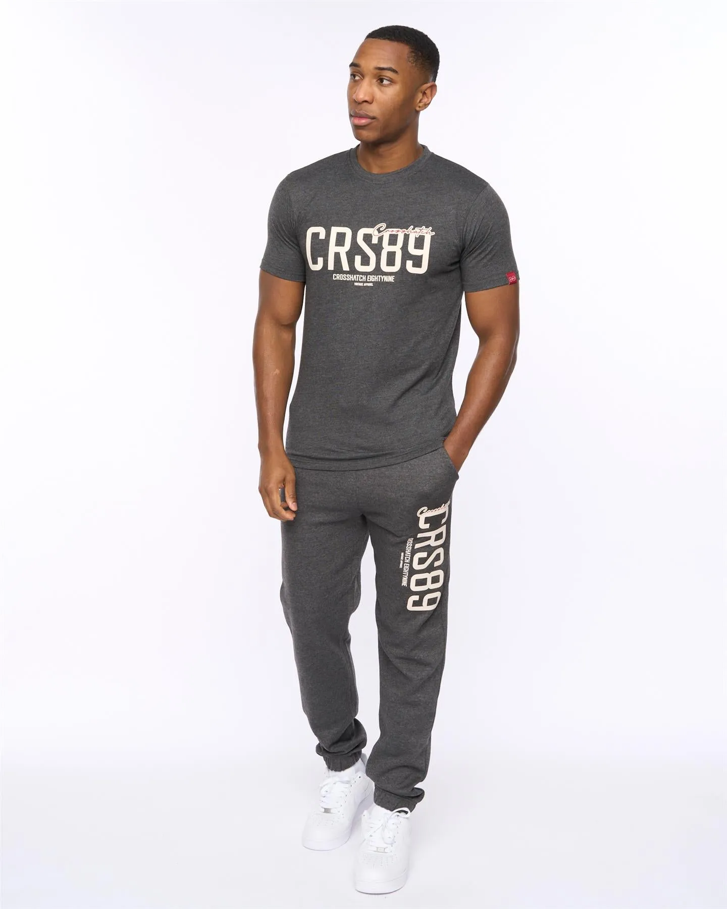 Mens Ellsworth T-Shirt Charcoal Marl sold by Brand Corner product image thumbnail 3