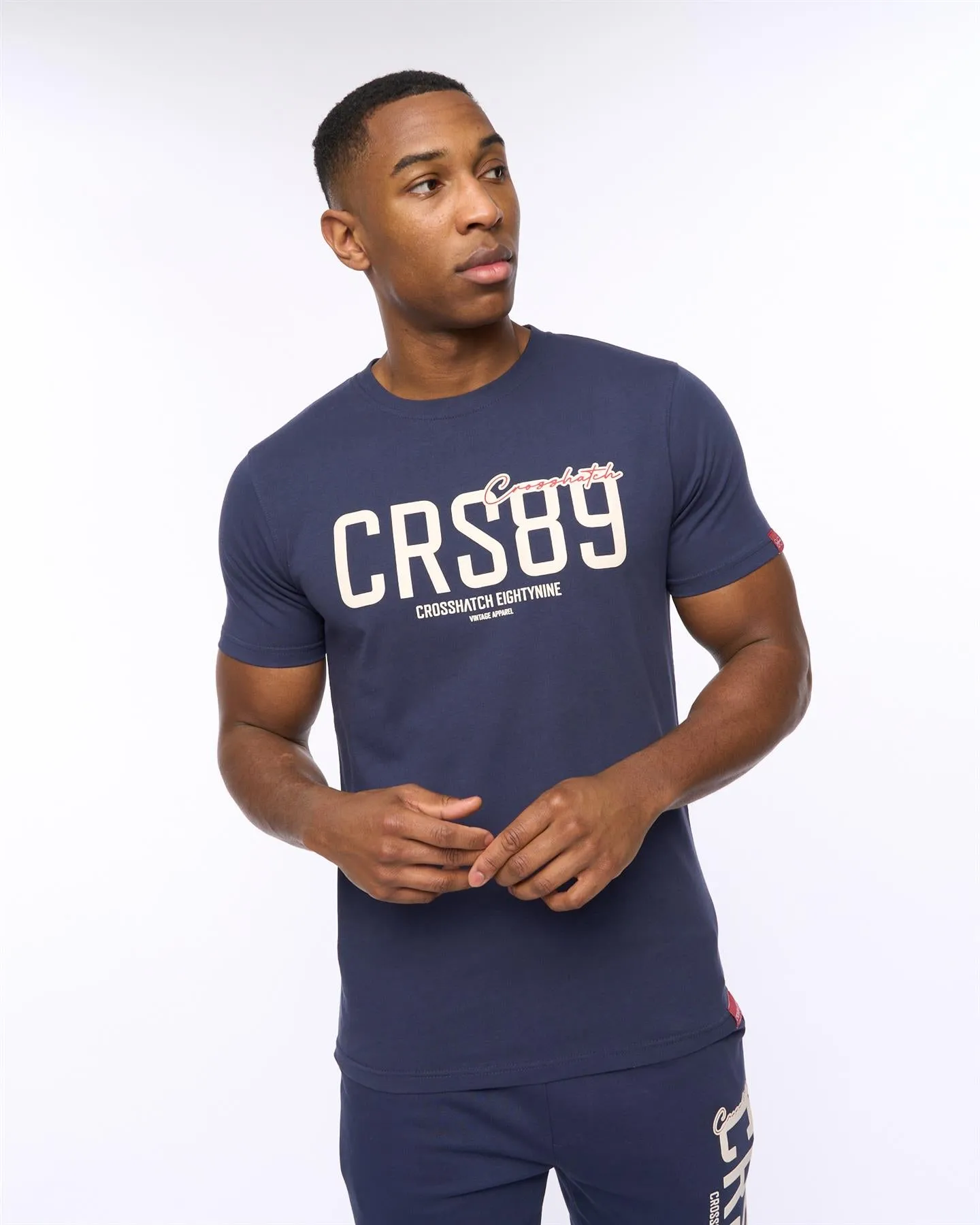 Mens Ellsworth T-Shirt Navy sold by Brand Corner