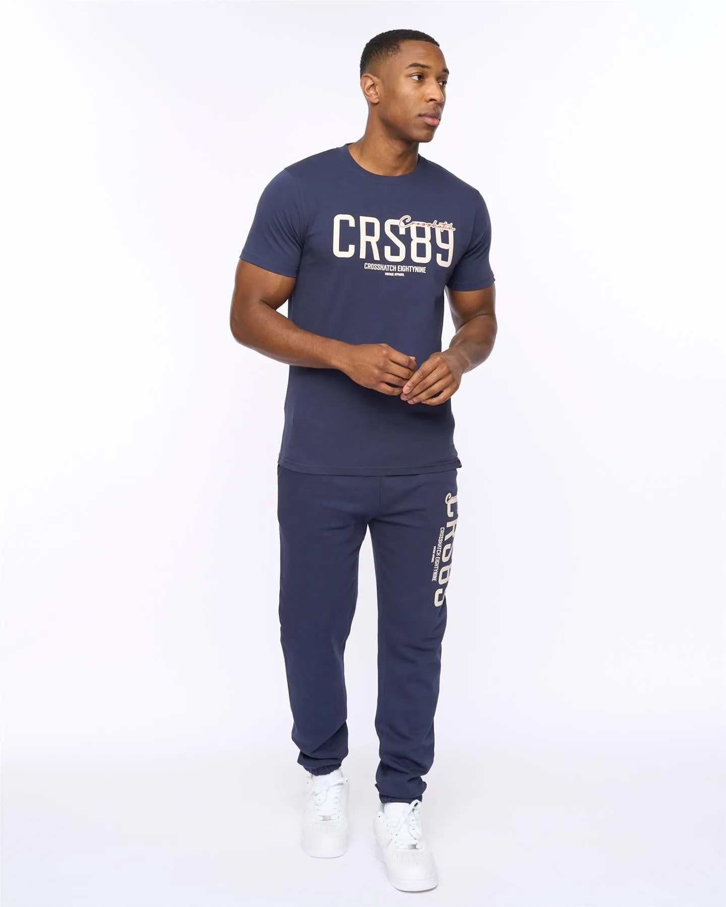 Mens Ellsworth T-Shirt Navy sold by Brand Corner product image thumbnail 3