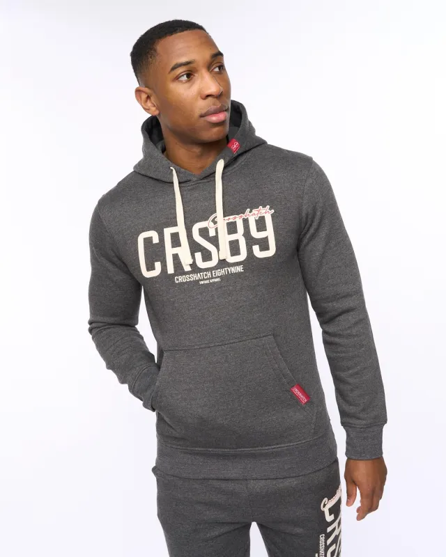 Mens Ellsworth Hoodie Charcoal Marl sold by Brand Corner