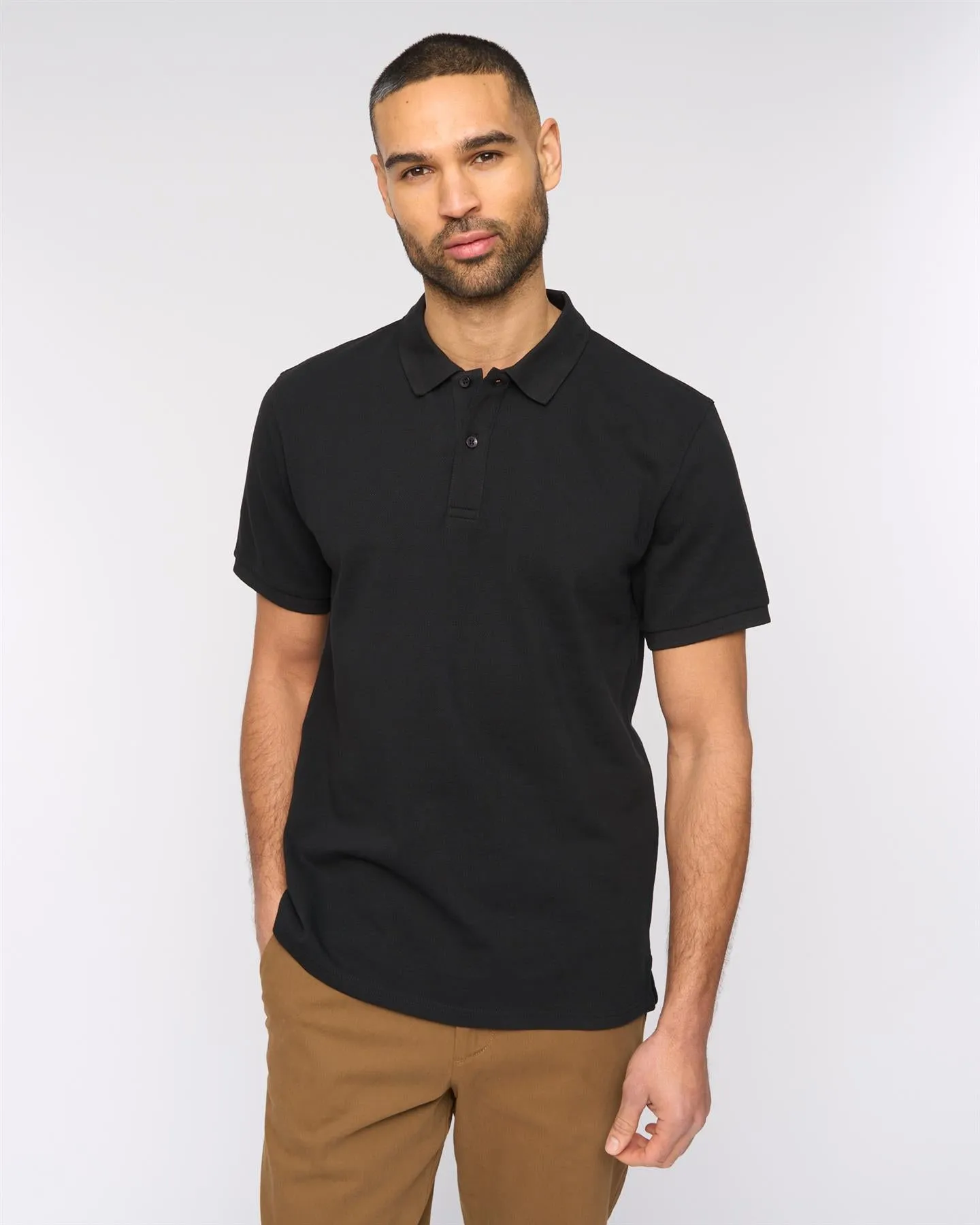 Mens Morwell Polo Black sold by Brand Corner