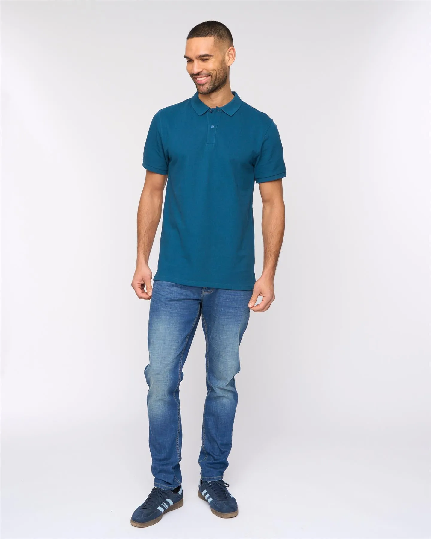 Mens Morwell Polo Teal sold by Brand Corner product image thumbnail 2