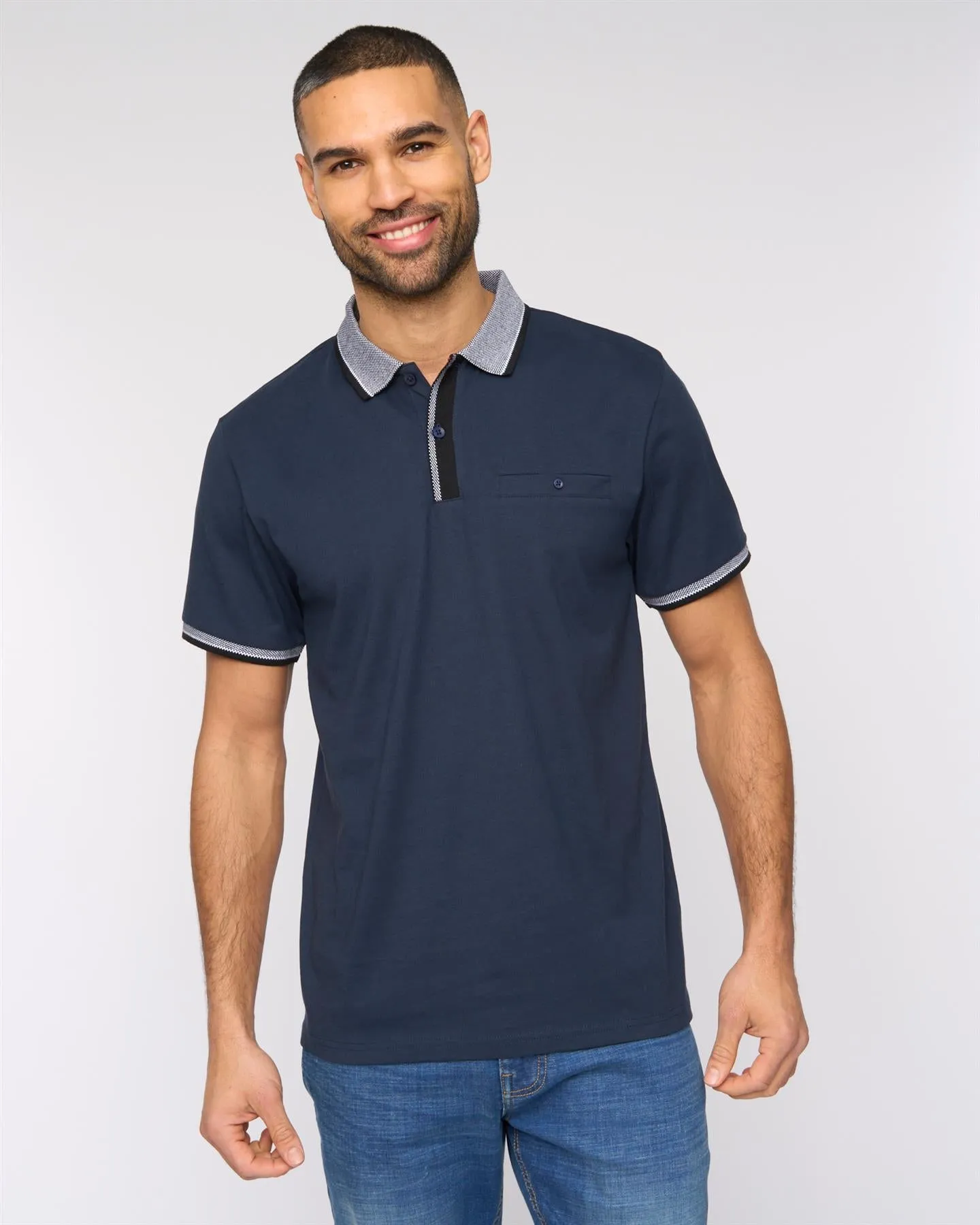 Mens Eastbrook Polo Navy sold by Brand Corner