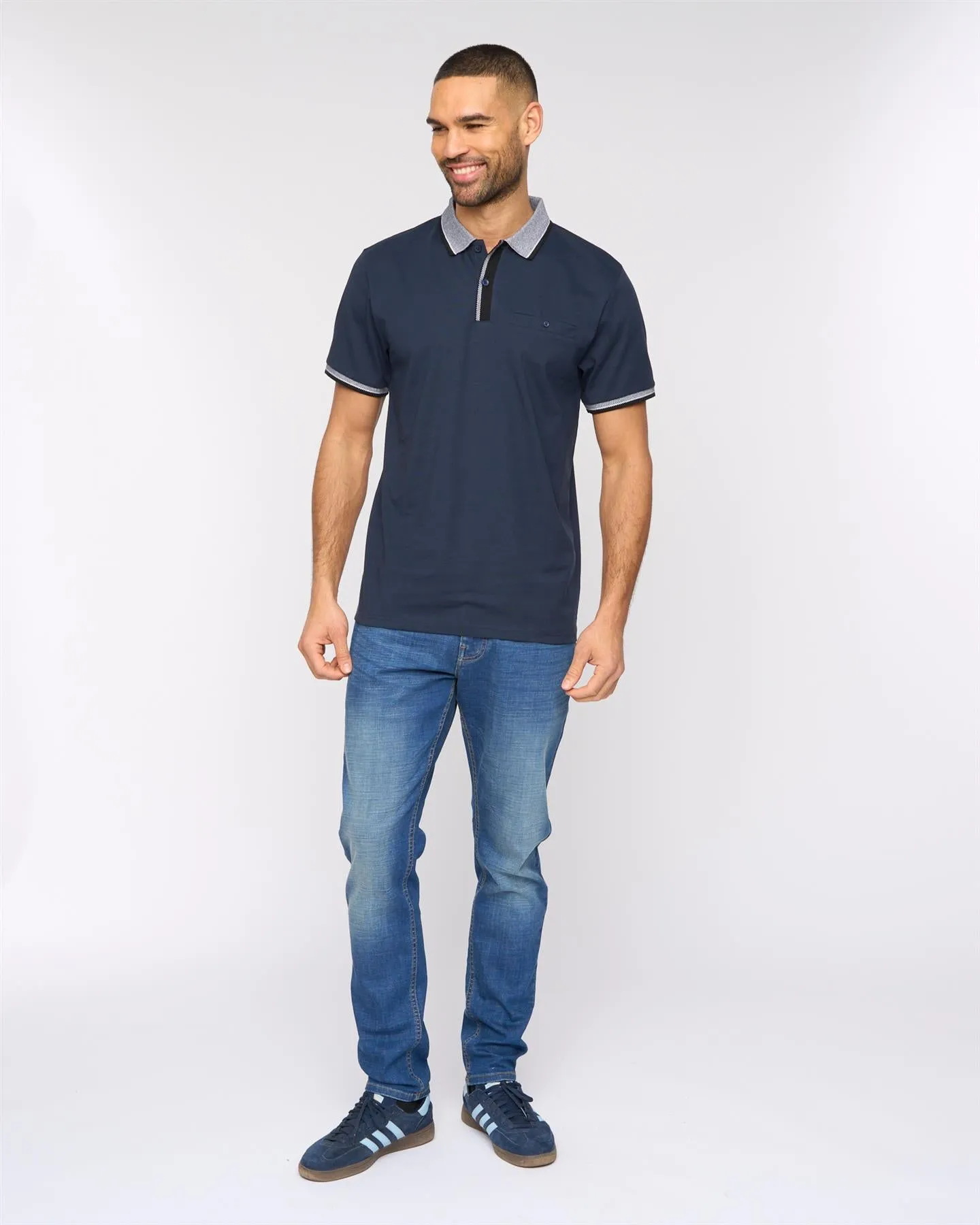Mens Eastbrook Polo Navy sold by Brand Corner product image thumbnail 3