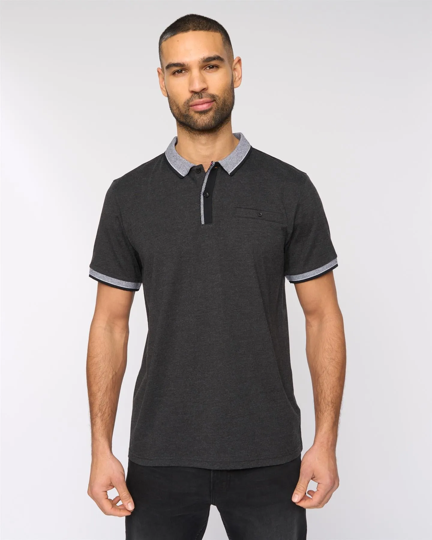 Mens Eastbrook Polo Charcoal Marl sold by Brand Corner