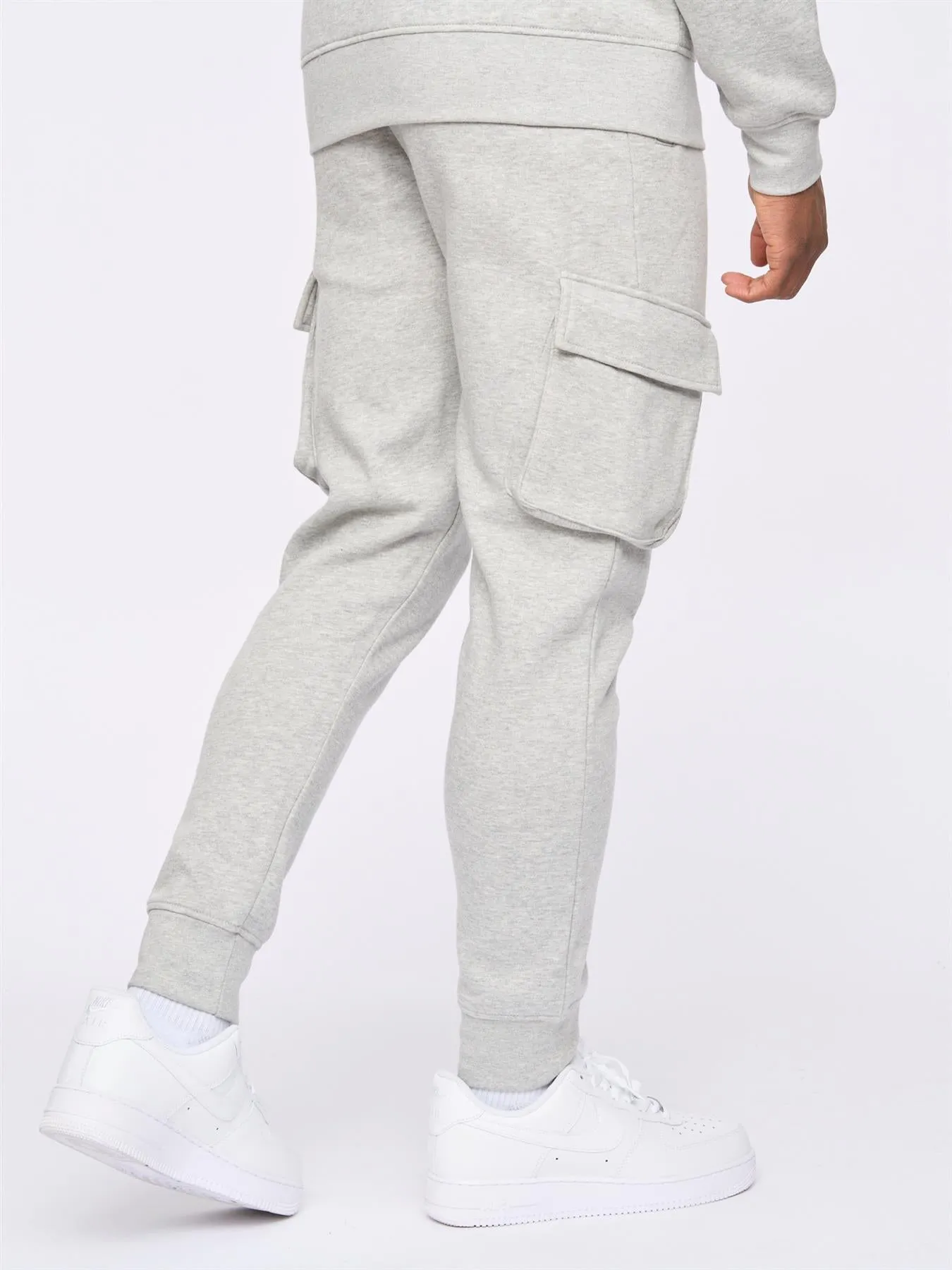 Mens Crosby 2.0 Cargo Joggers Grey Marl sold by Brand Corner product image thumbnail 4