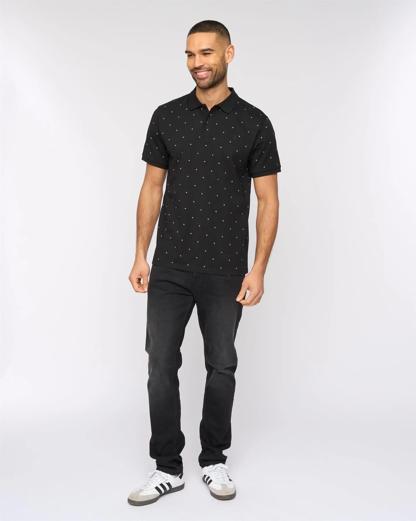 Mens Domray Polo Black sold by Brand Corner product image thumbnail 3