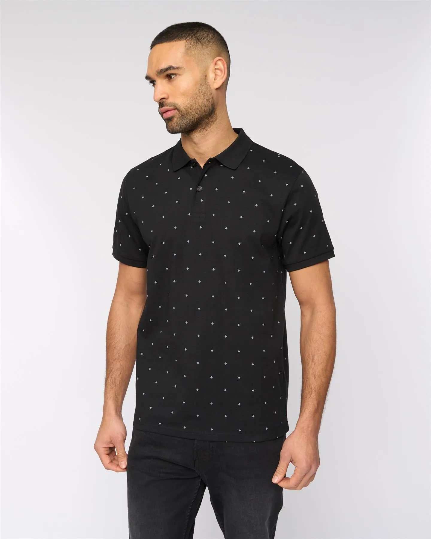 Mens Domray Polo Black sold by Brand Corner product image thumbnail 2