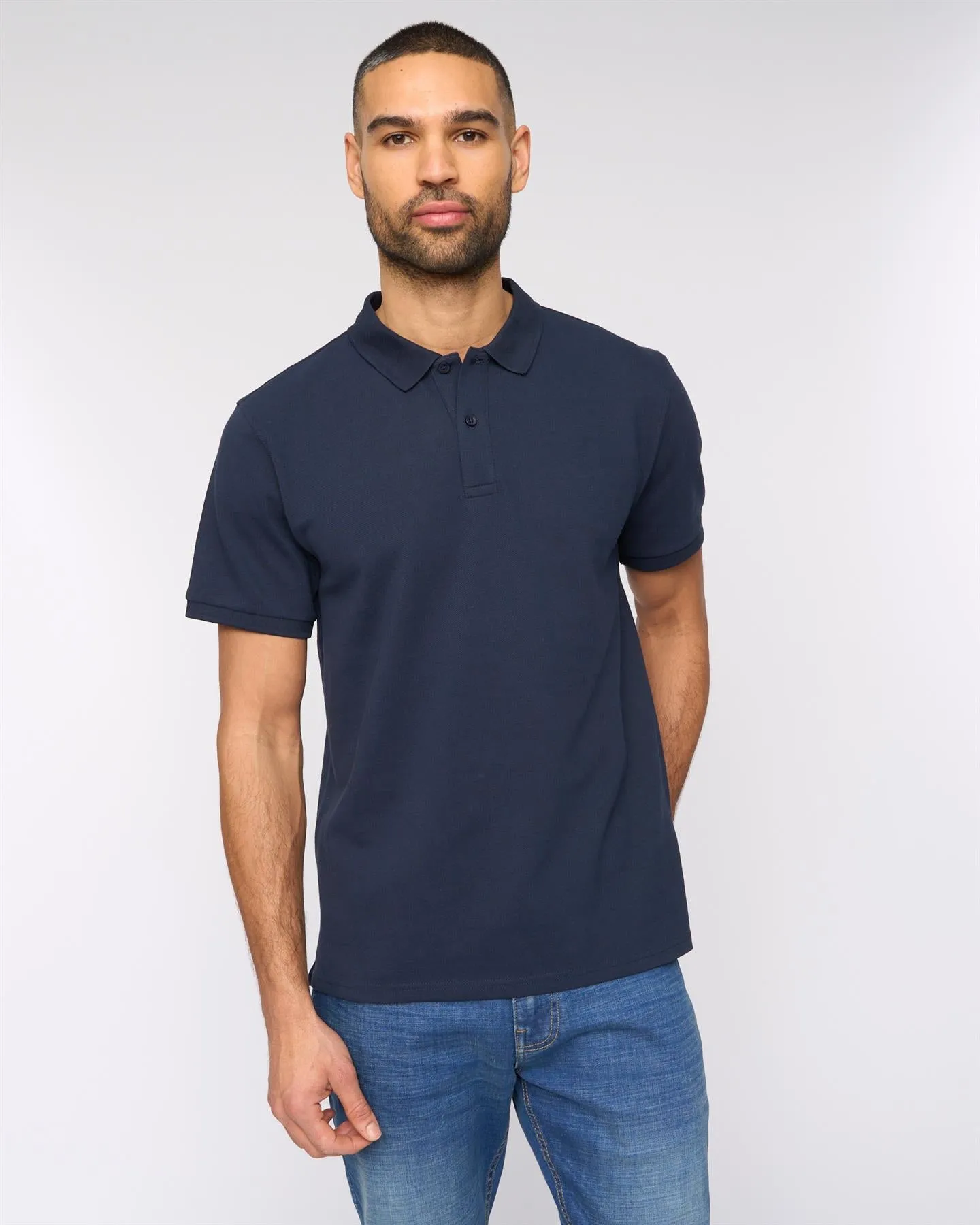 Mens Morwell Polo Navy sold by Brand Corner