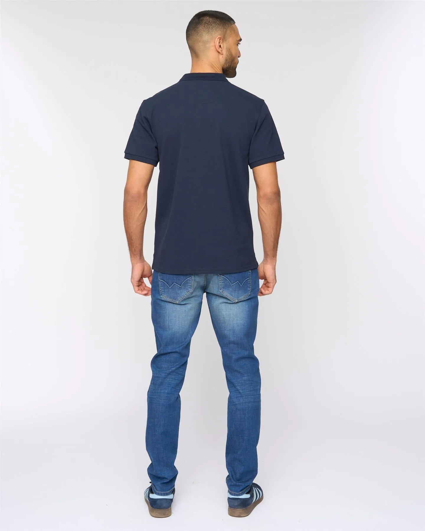 Mens Morwell Polo Navy sold by Brand Corner product image thumbnail 4