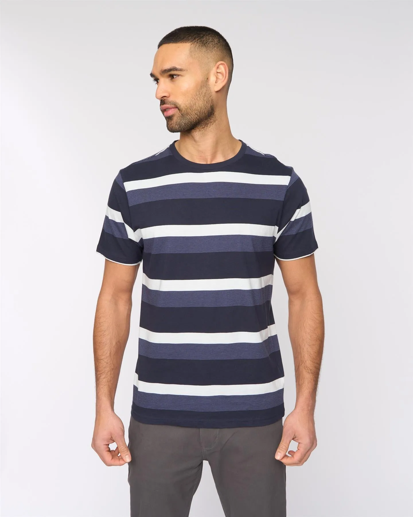 Mens Sherston T-Shirt Navy sold by Brand Corner product image thumbnail 2