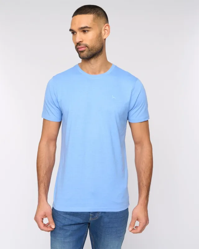 Mens Barlowe T-Shirt Mid Blue Marl sold by Brand Corner