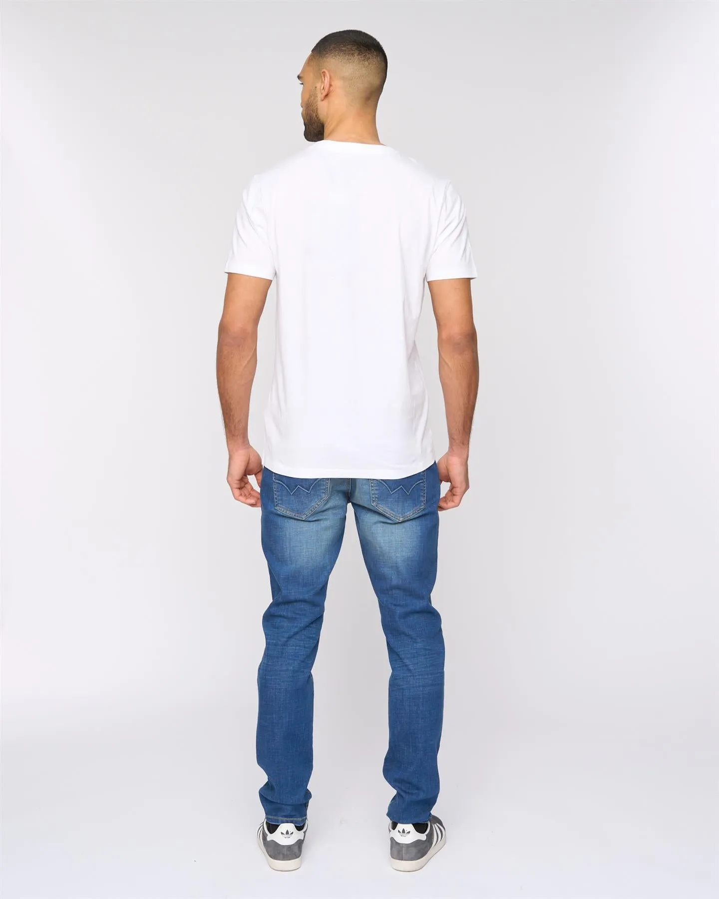Mens Barlowe T-Shirt White sold by Brand Corner product image thumbnail 4