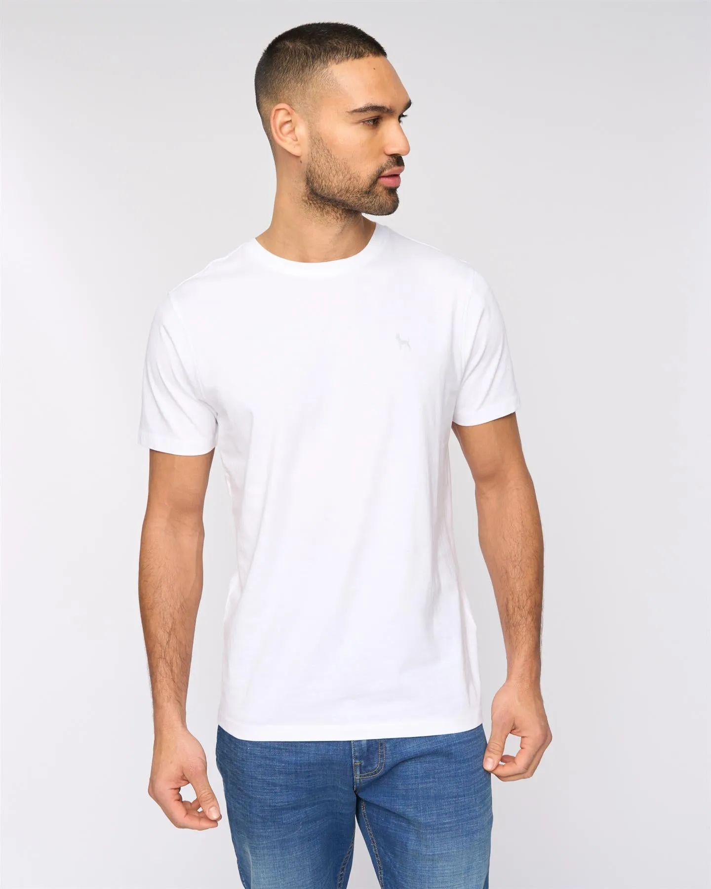 Mens Barlowe T-Shirt White sold by Brand Corner product image thumbnail 2