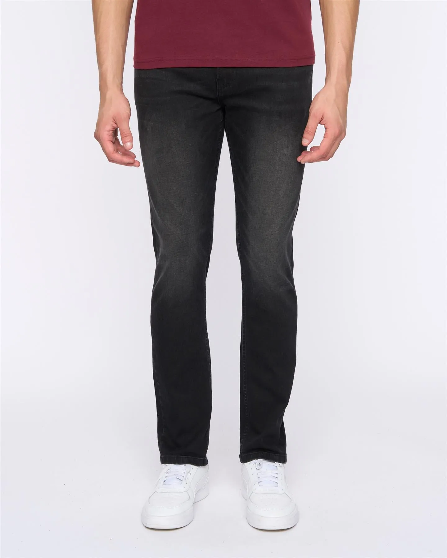 Mens Overburg Slimmer Fit Jeans Black sold by Brand Corner
