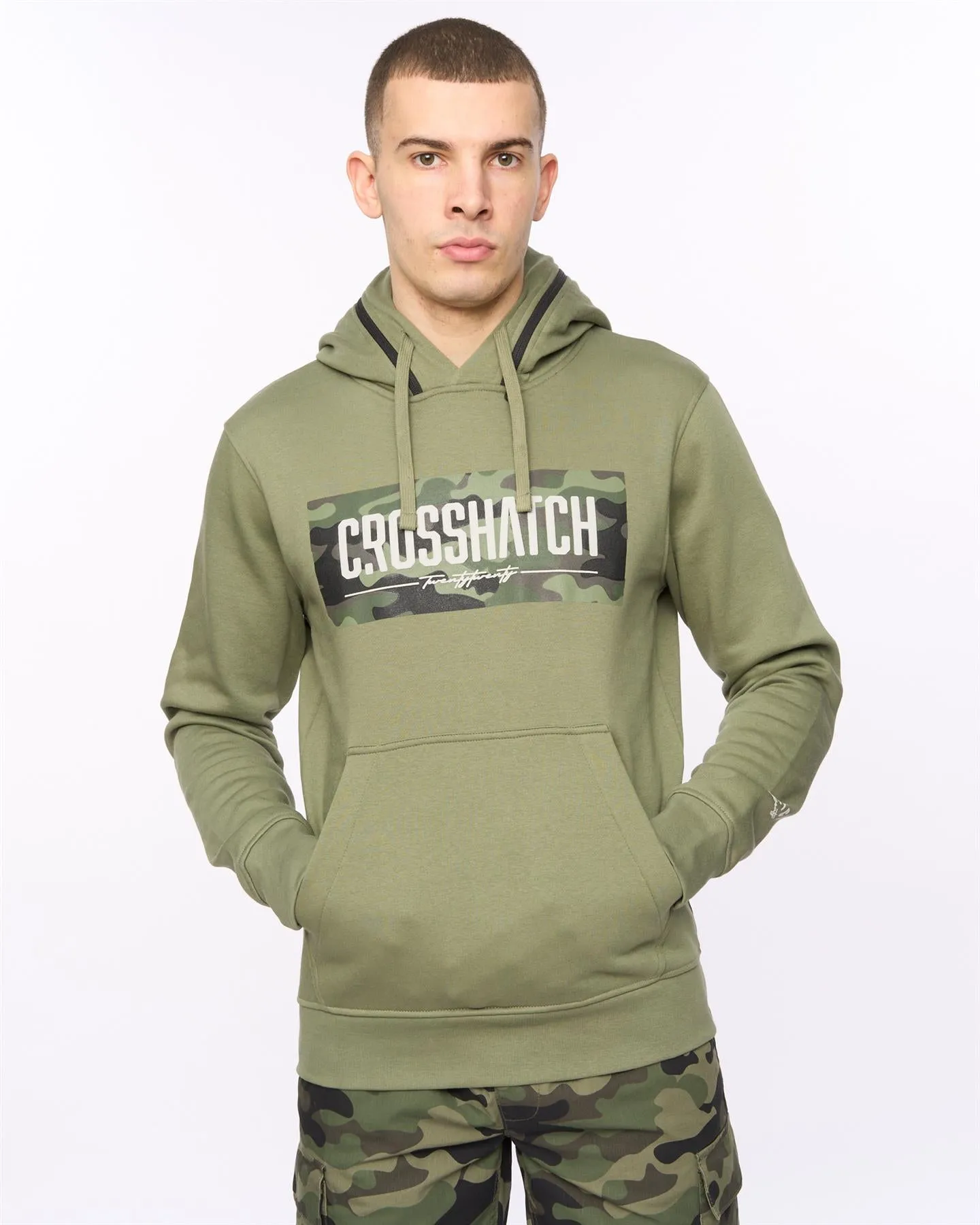 Mens Camtort Hoodie Olive sold by Brand Corner product image thumbnail 2