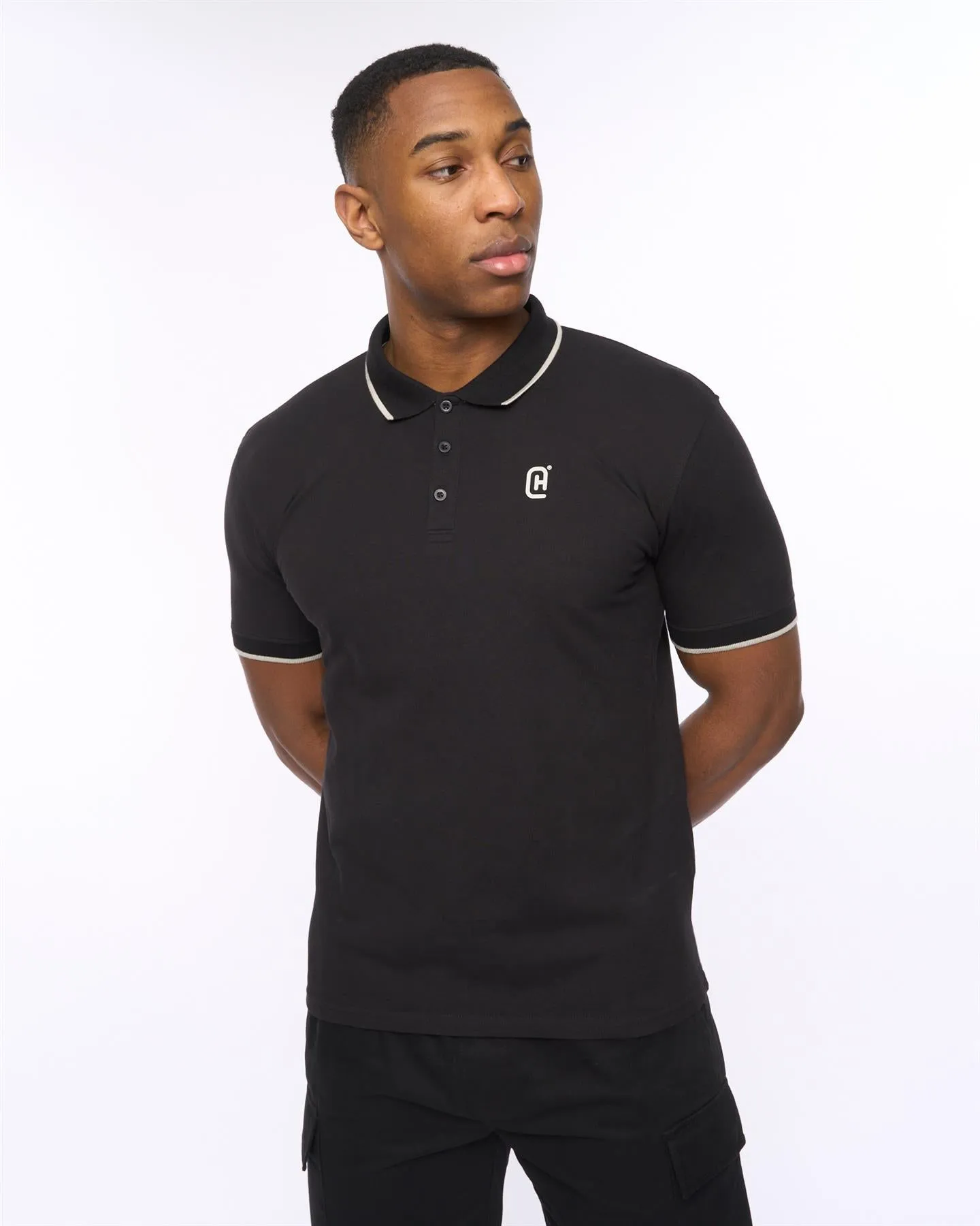 Mens Utilate Polo Black sold by Brand Corner product image thumbnail 2