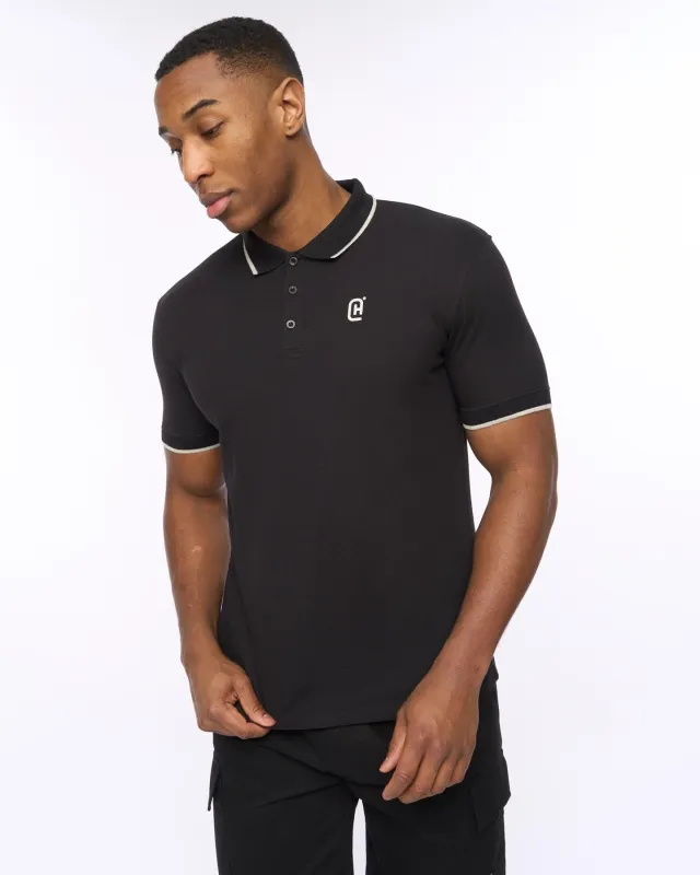 Mens Utilate Polo Black sold by Brand Corner