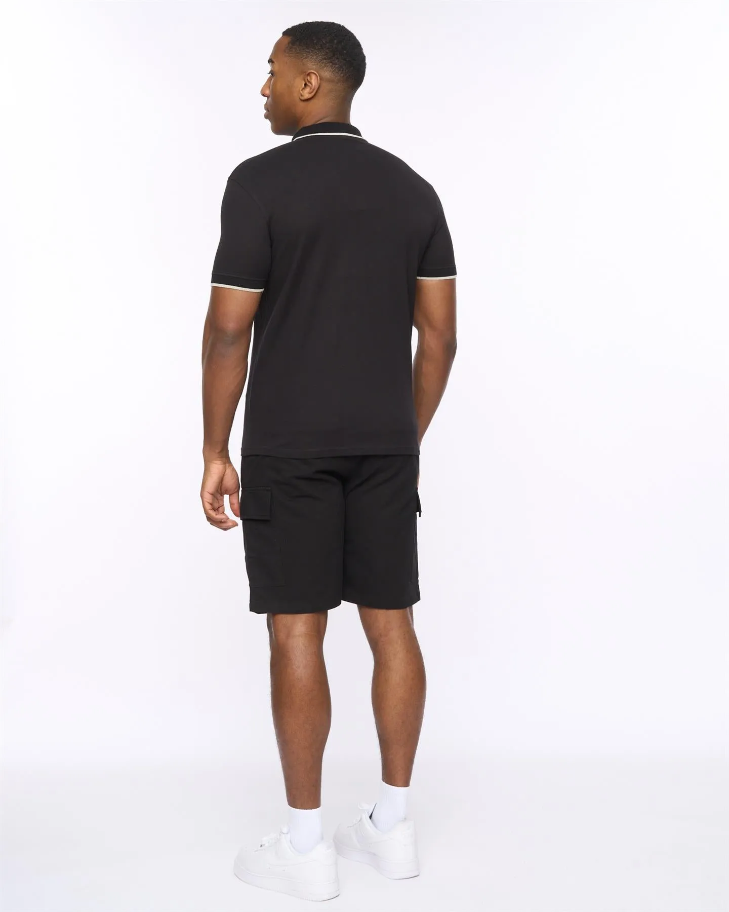 Mens Utilate Polo Black sold by Brand Corner product image thumbnail 4