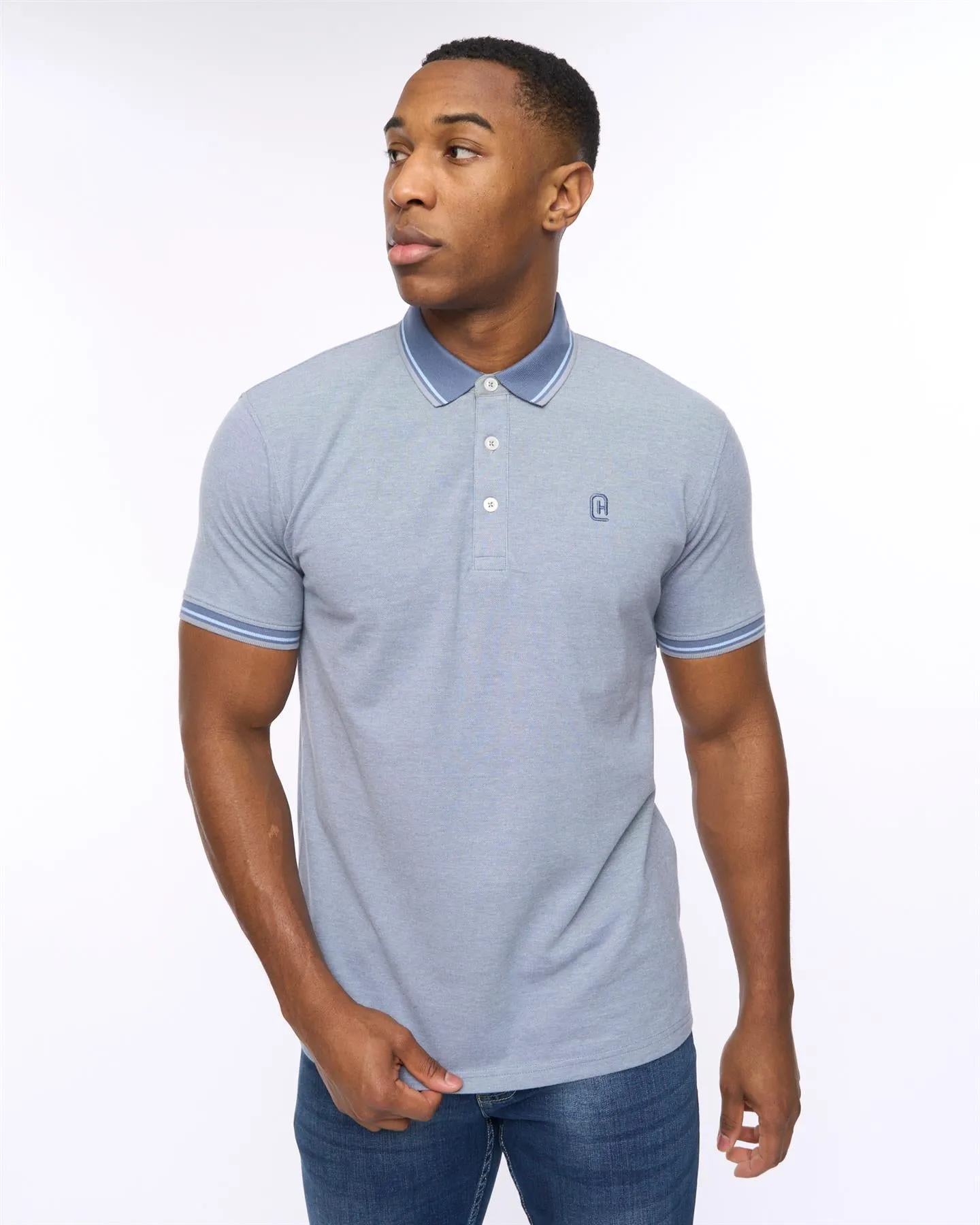 Mens Shellworth Polo Light Blue sold by Brand Corner product image thumbnail 2