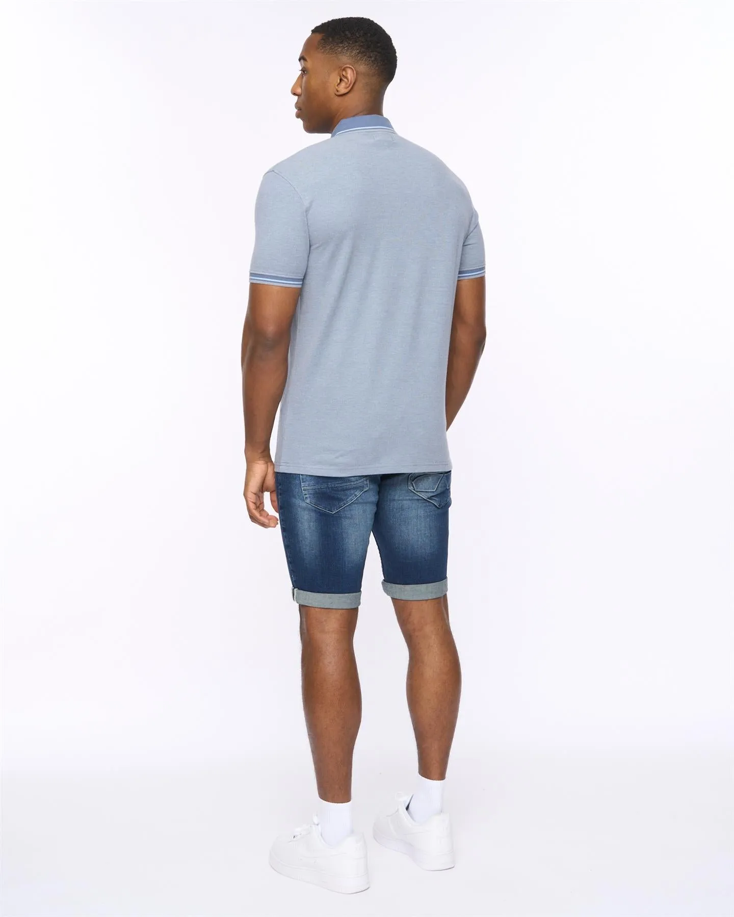 Mens Shellworth Polo Light Blue sold by Brand Corner product image thumbnail 4