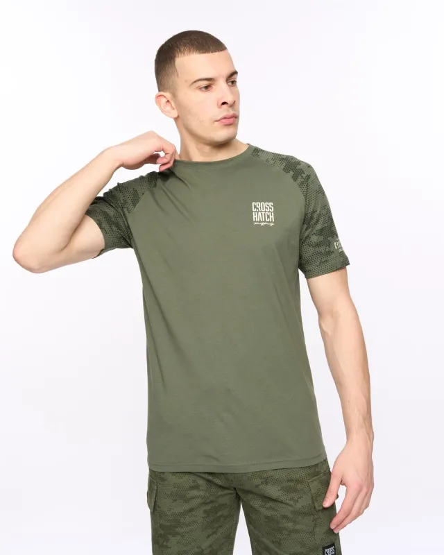 Mens Janscore T-Shirt Deep Olive sold by Brand Corner