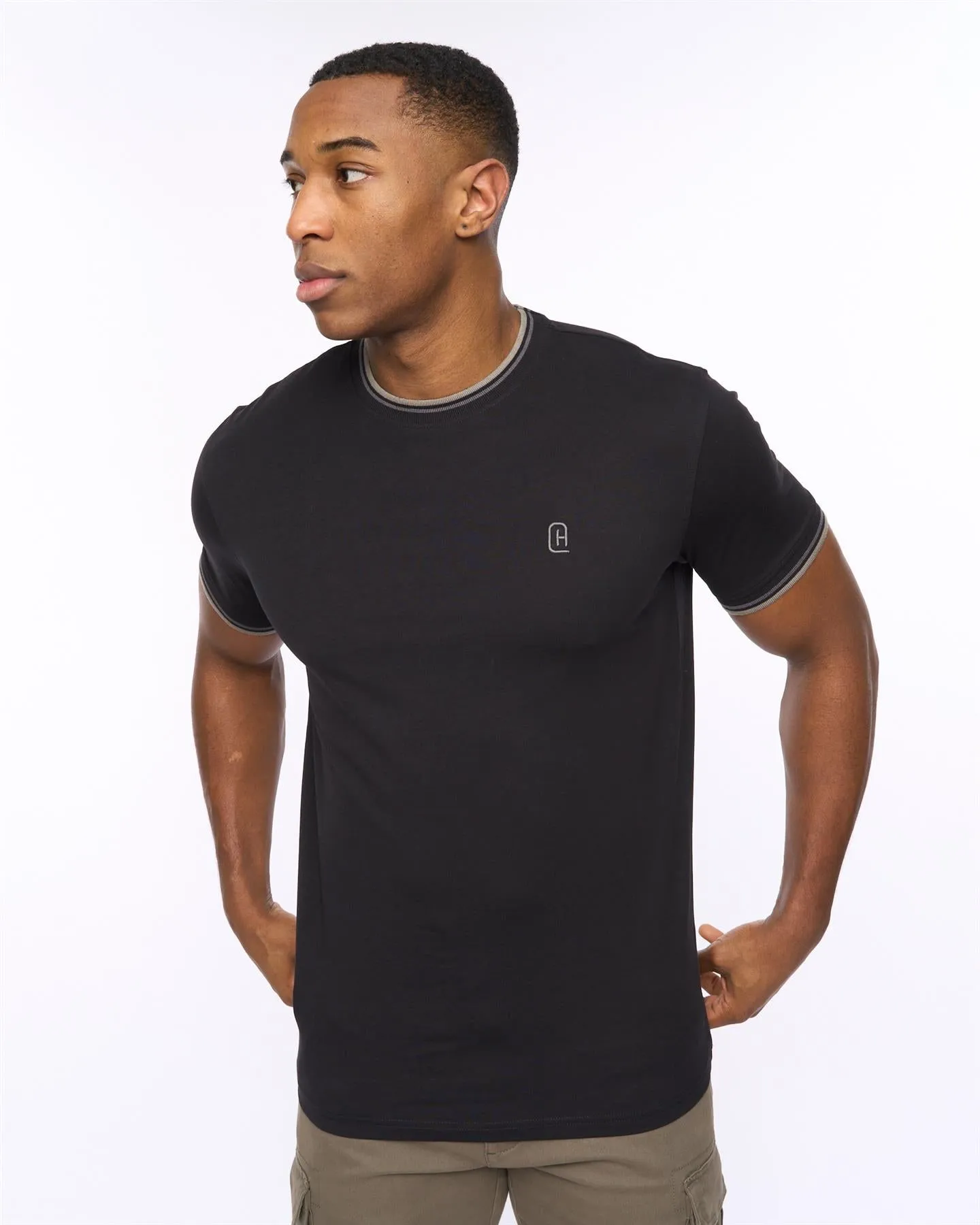 Mens Shellworth T-Shirt Black sold by Brand Corner