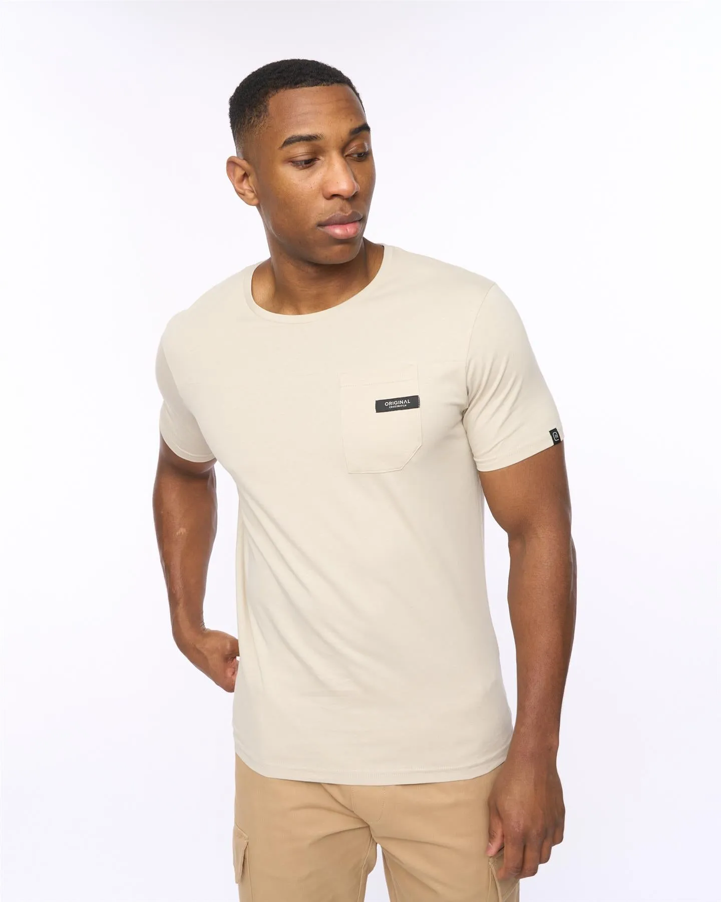 Mens Utilate T-Shirt Light Stone sold by Brand Corner