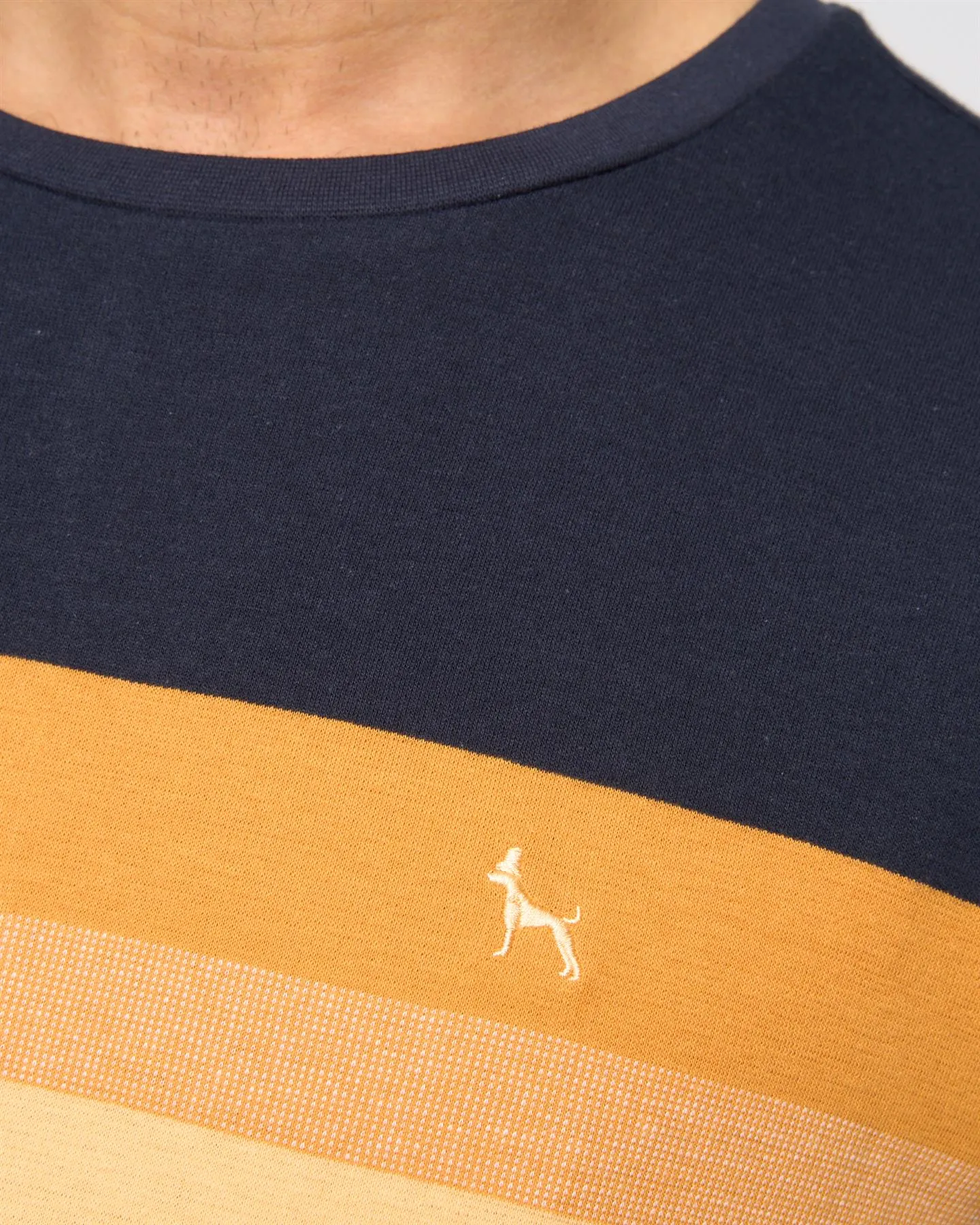Mens Kemble T-Shirt Navy/Orange sold by Brand Corner product image thumbnail 5
