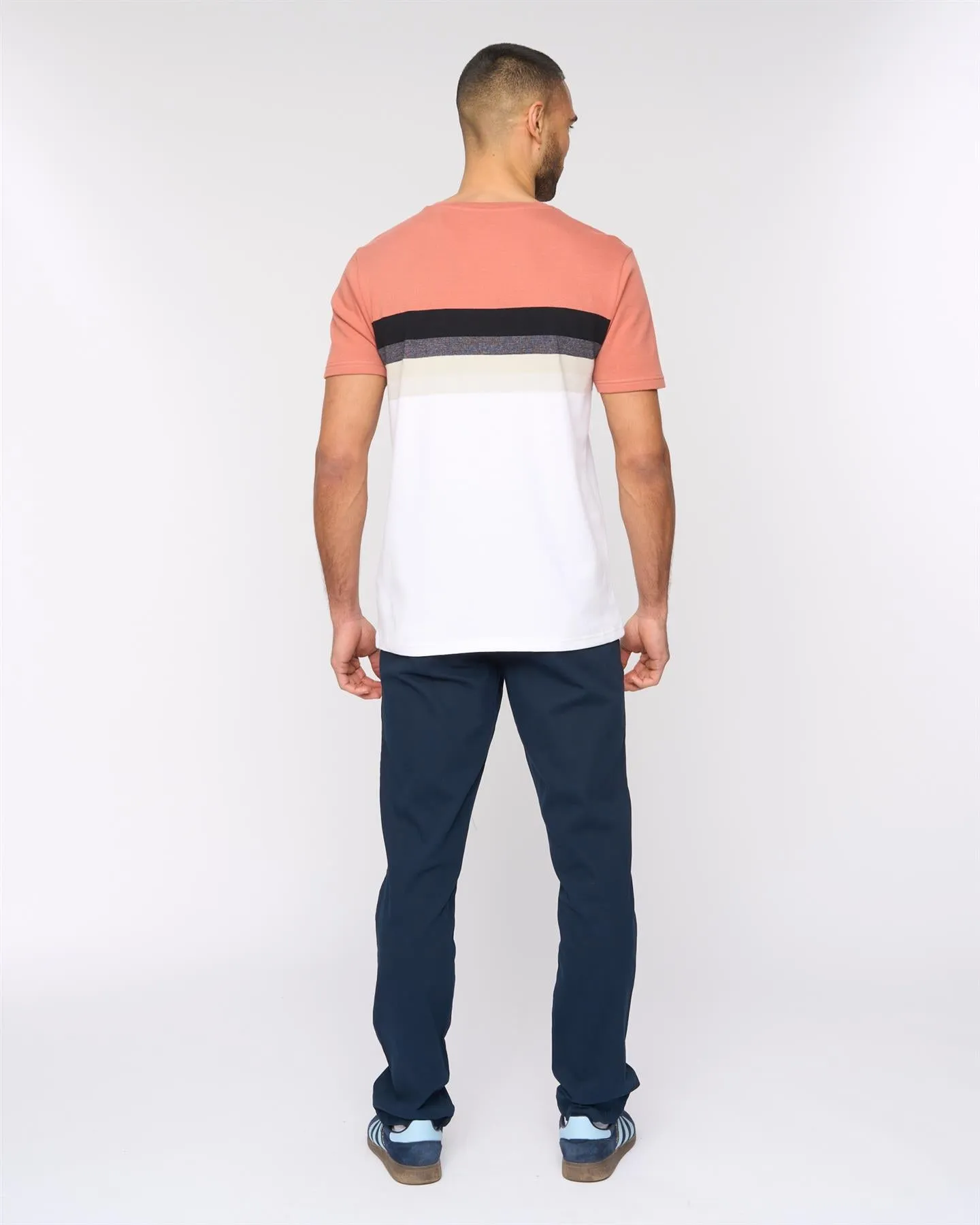 Mens Kemble T-Shirt Pink/Black sold by Brand Corner product image thumbnail 4