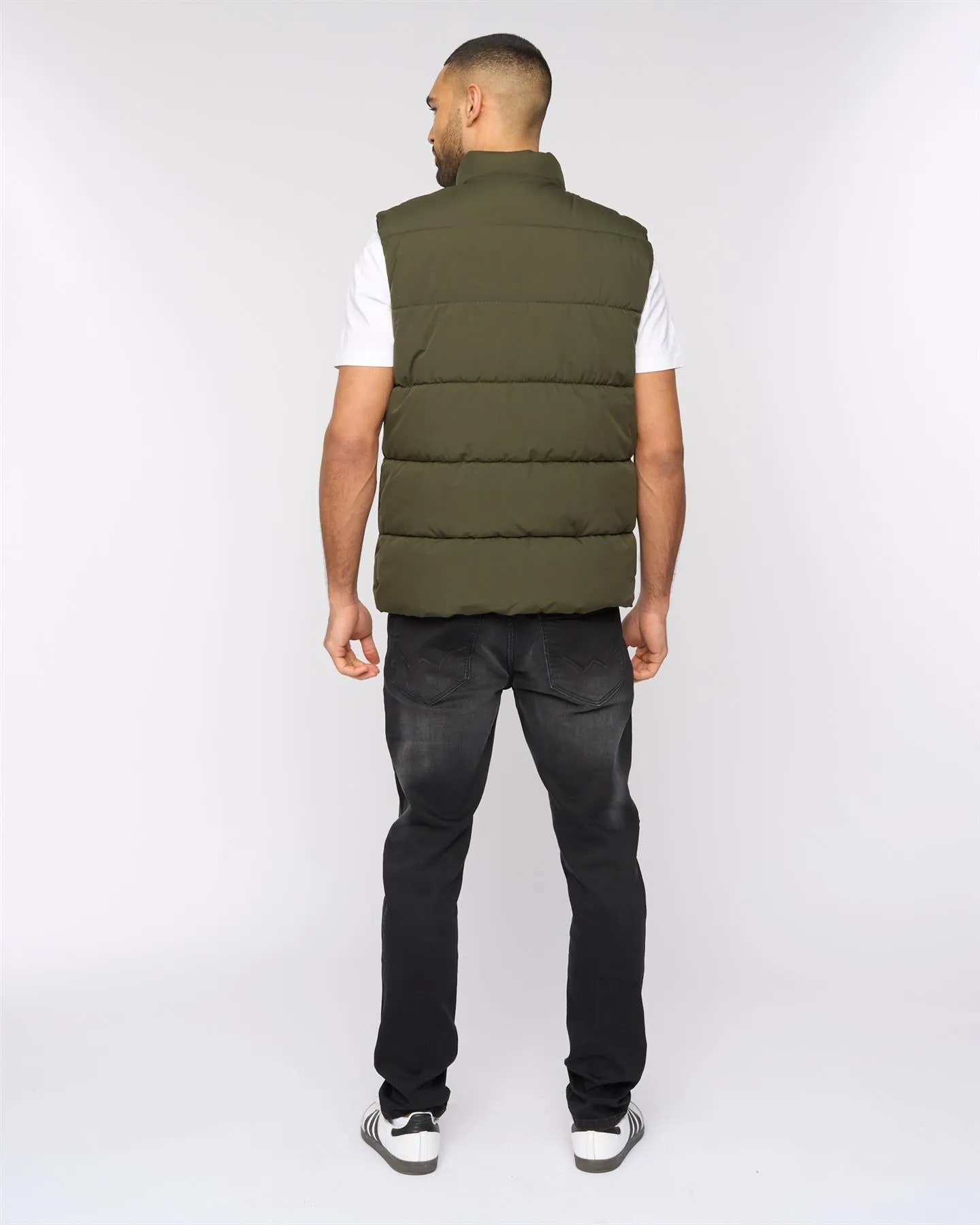 Mens Stanten Puffer Gilet Olive sold by Brand Corner product image thumbnail 4