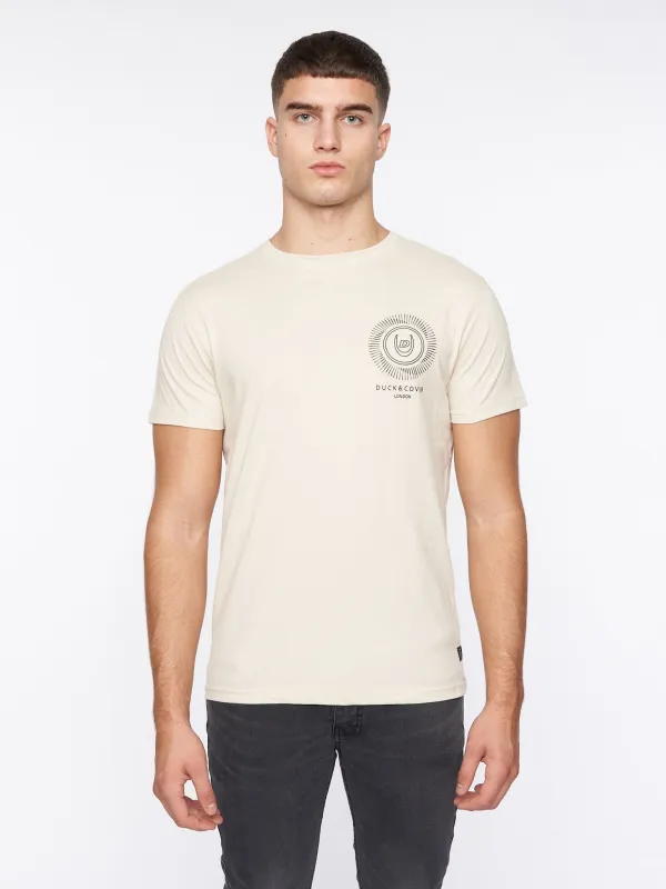 Swirla T-Shirt Ecru sold by Brand Corner