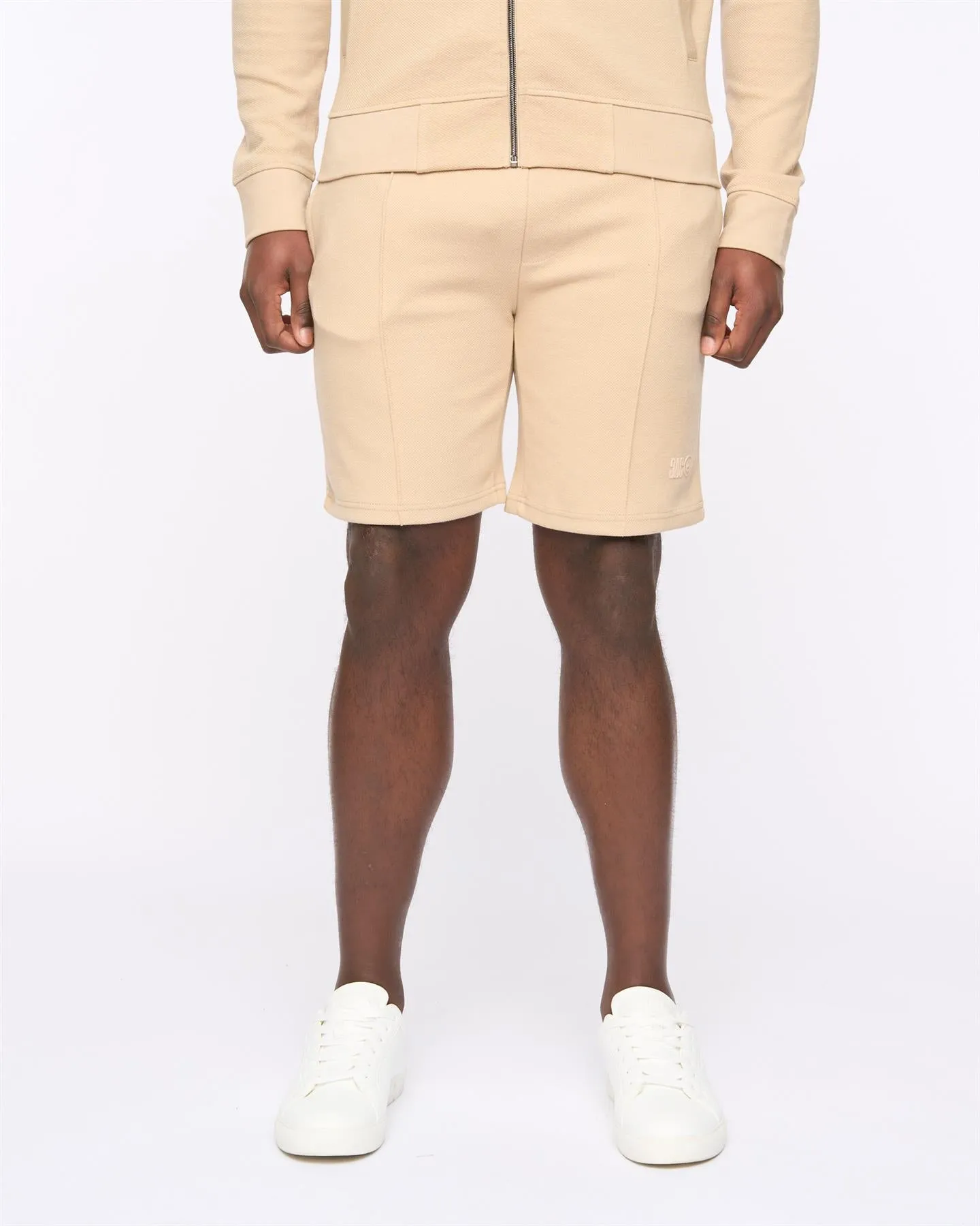 Mens Hannings Jog Shorts Stone sold by Brand Corner