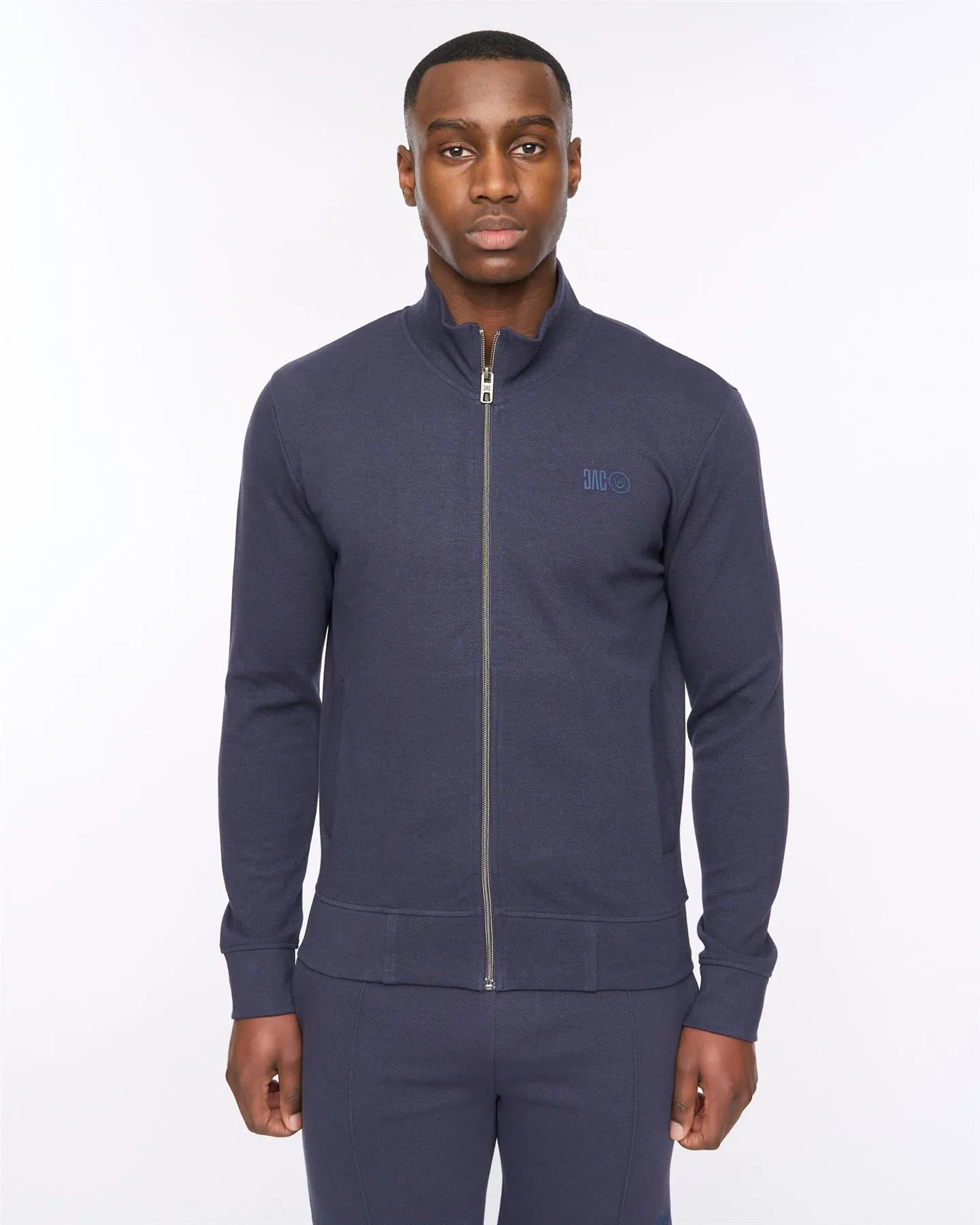 Mens Hannings Zip Thru Dark Navy sold by Brand Corner