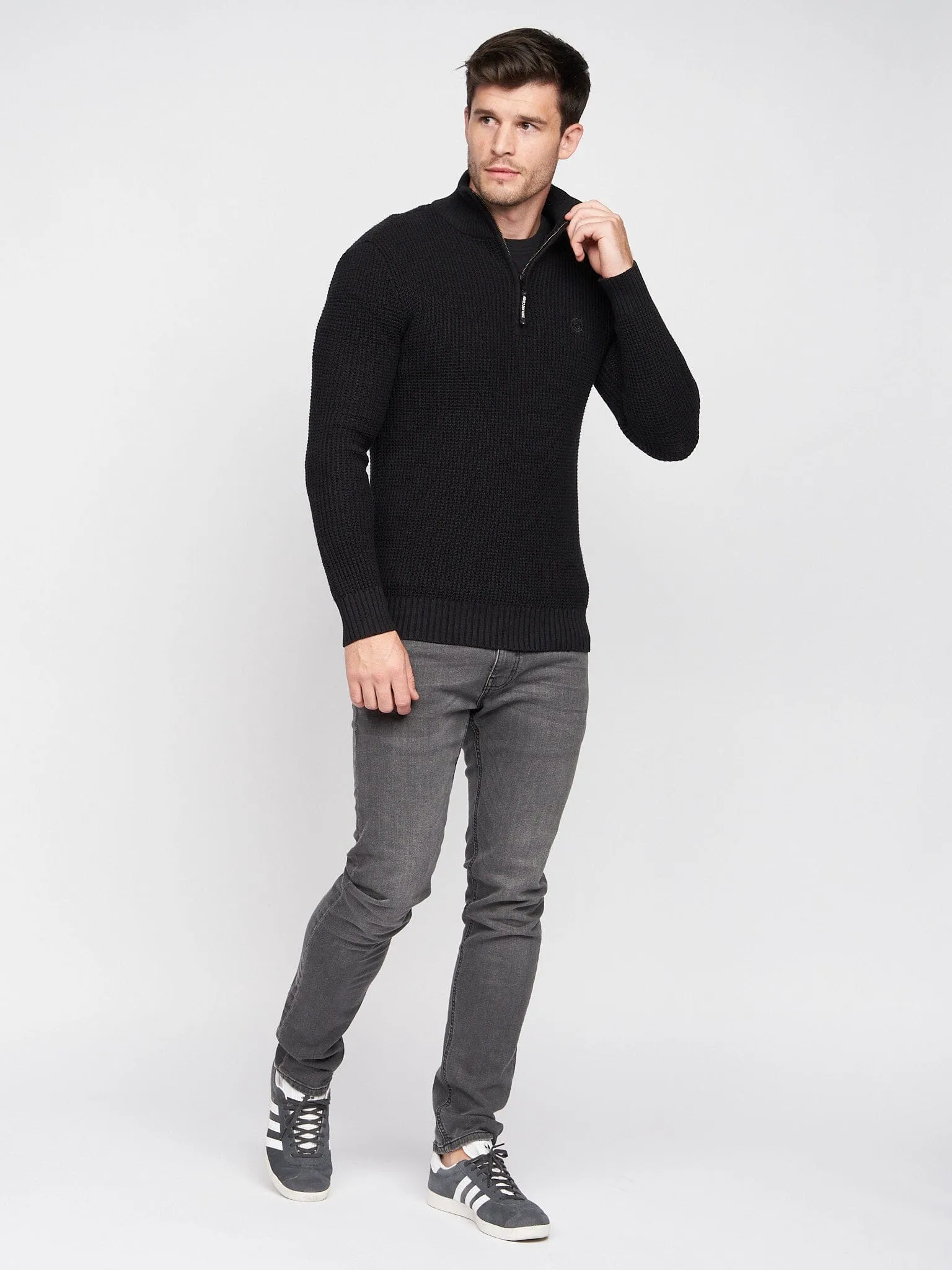 Firegards 1/4 Zip Knit Black sold by Brand Corner product image thumbnail 3