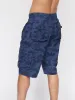 Mens Hanwhere Combat Shorts Navy Camo sold by Brand Corner