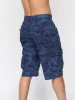 Mens Hanwhere Combat Shorts Navy Camo sold by Brand Corner