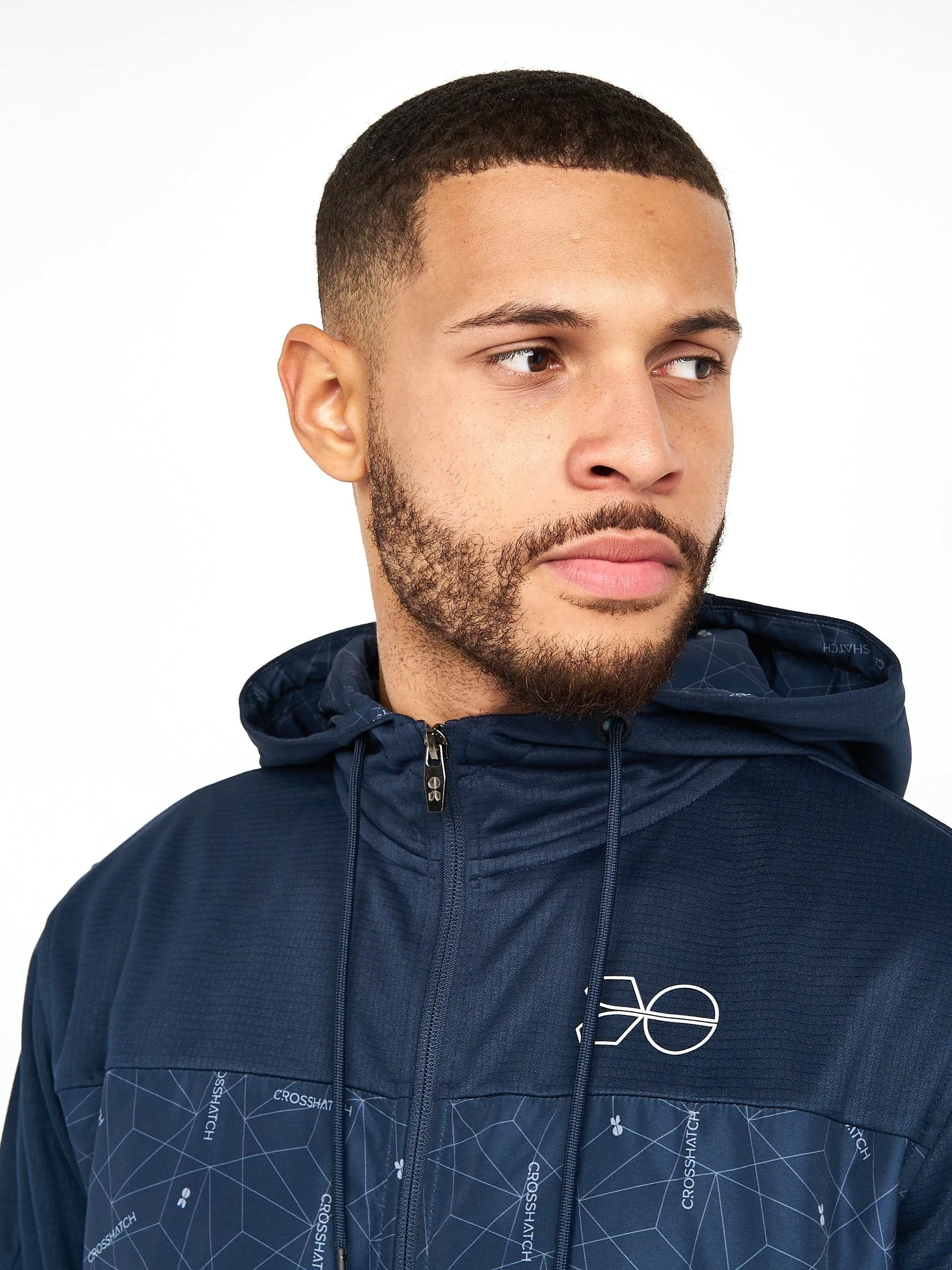 Mens Pyramid Zip Thru Tracktop Navy sold by Brand Corner product image thumbnail 4