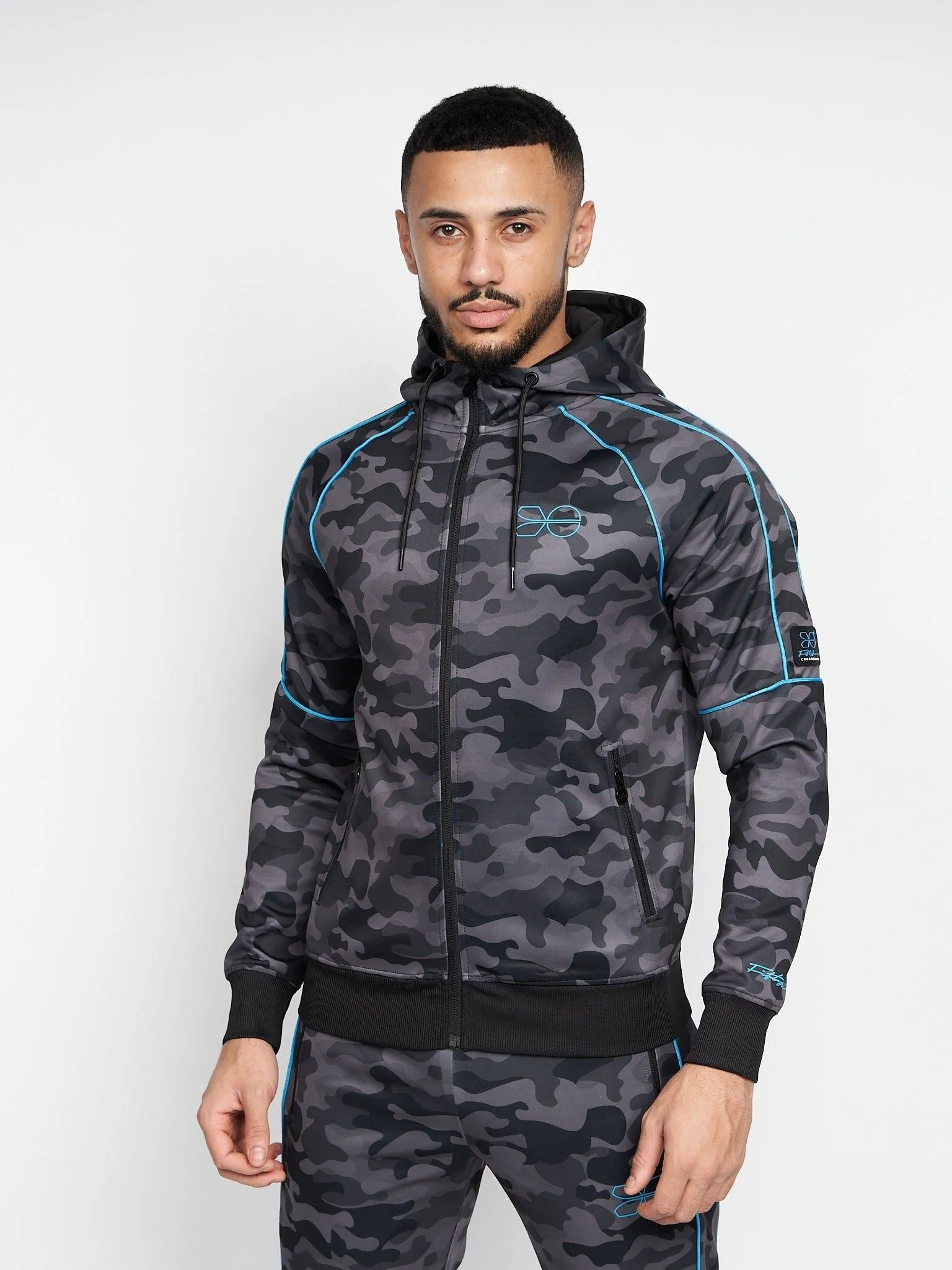 Mens Brickcount Tracktop Black Camo sold by Brand Corner product image thumbnail 5