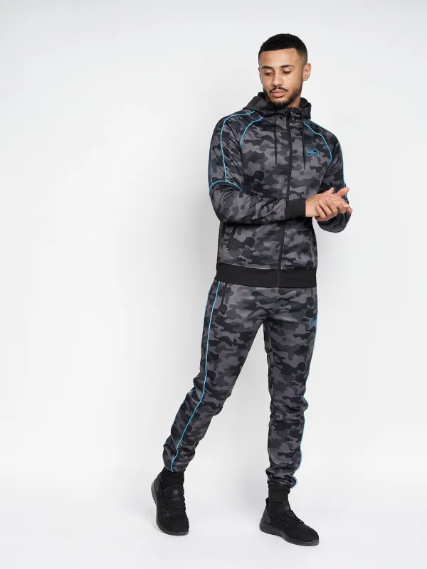 Mens Brickcount Tracktop Black Camo sold by Brand Corner